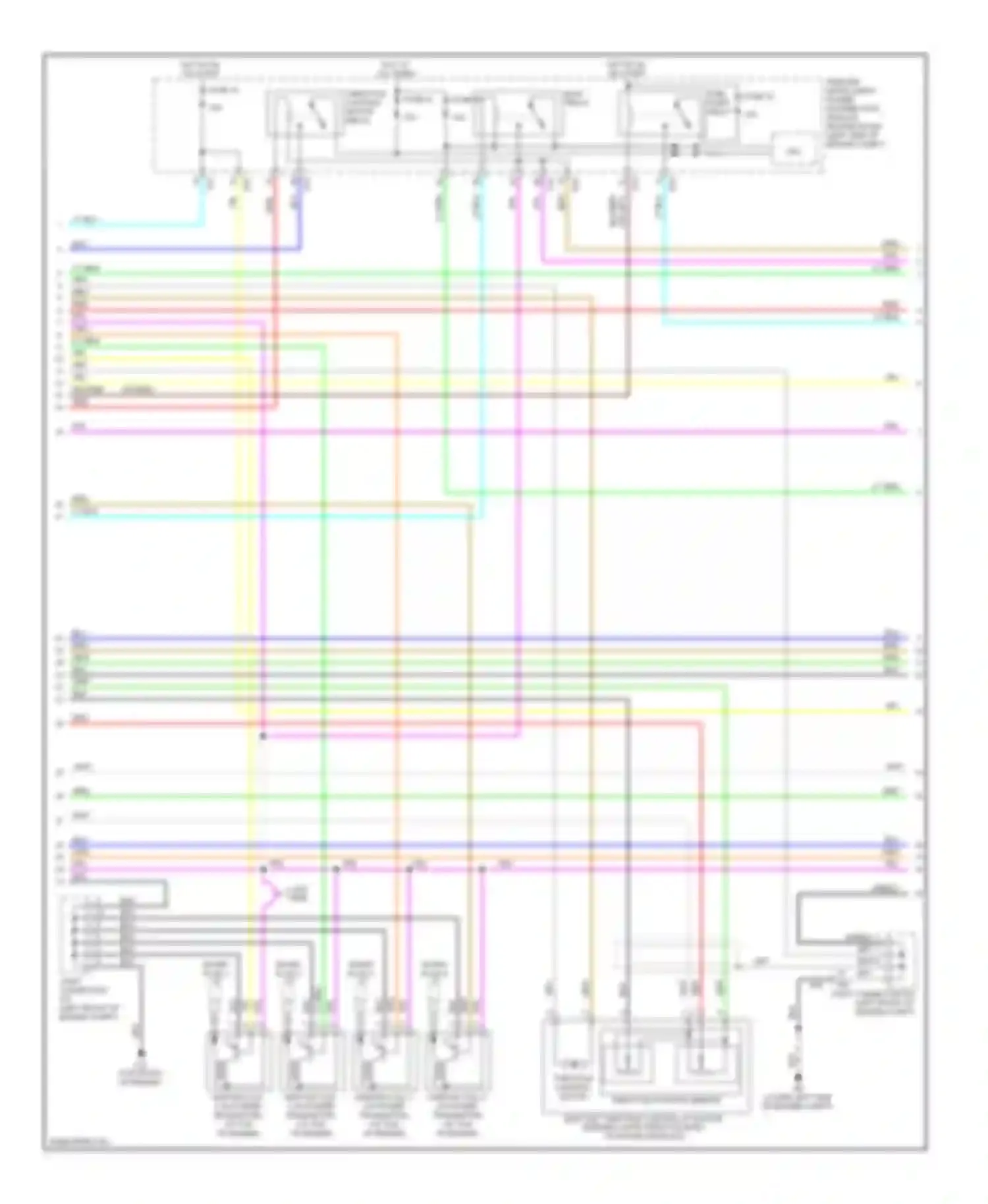 Altima Nissan L32 facelift (2009-2013): Wiring diagram engine performance 2.5l hybrid, engine controls circuit (2 of 4)