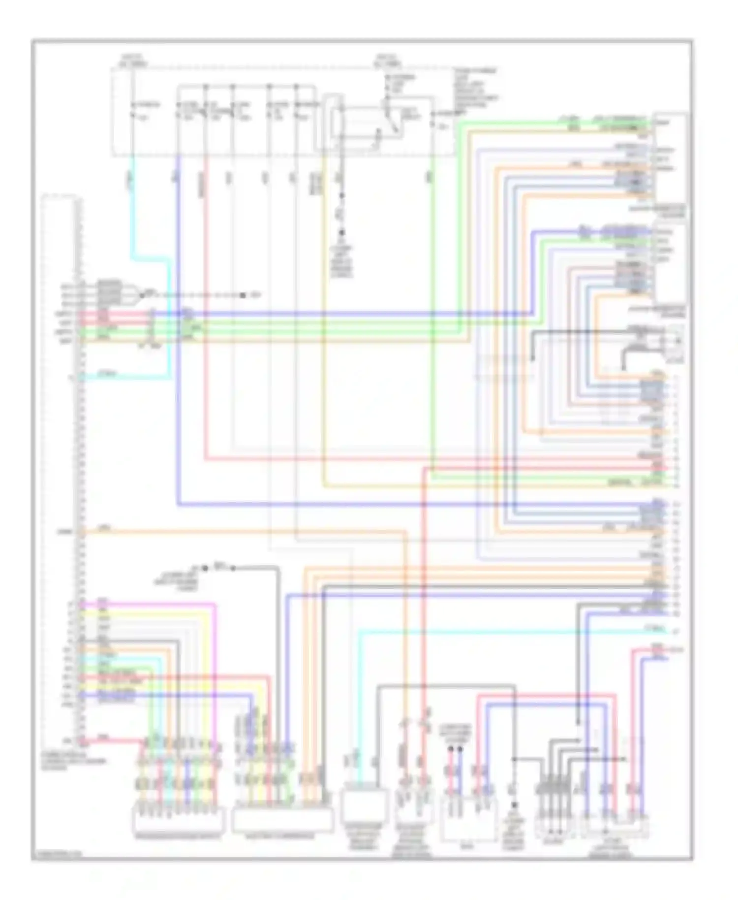 Altima Nissan L32 facelift (2009-2013): Wiring diagram engine performance 2.5l hybrid, hybrid control circuit (1 of 3)