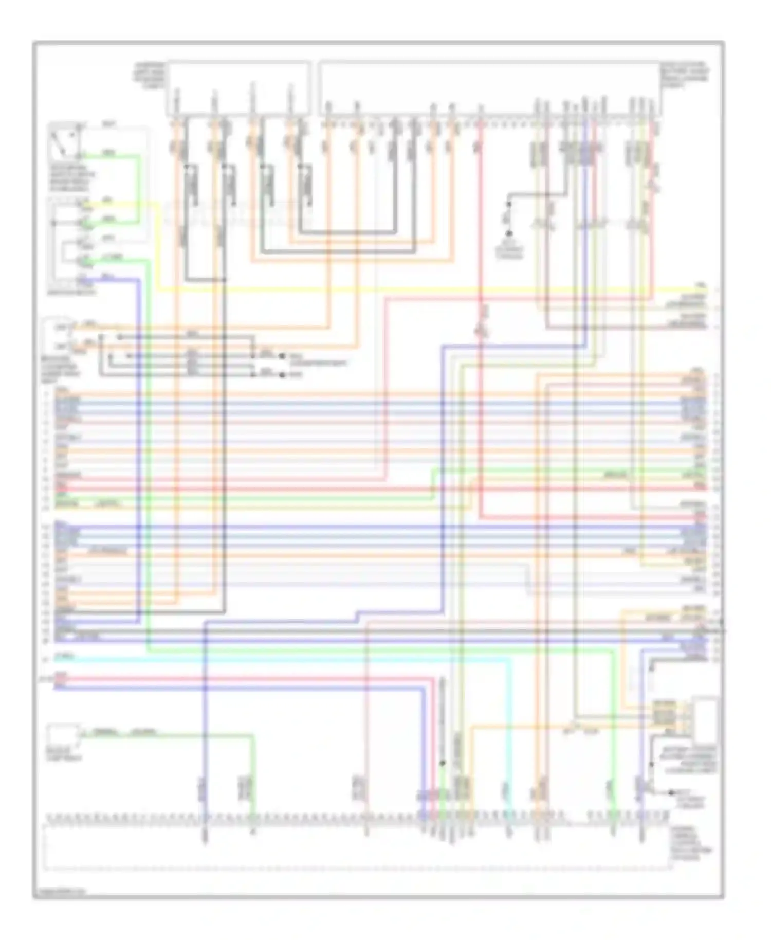 Altima Nissan L32 facelift (2009-2013): Wiring diagram engine performance 2.5l hybrid, hybrid control circuit (2 of 3)