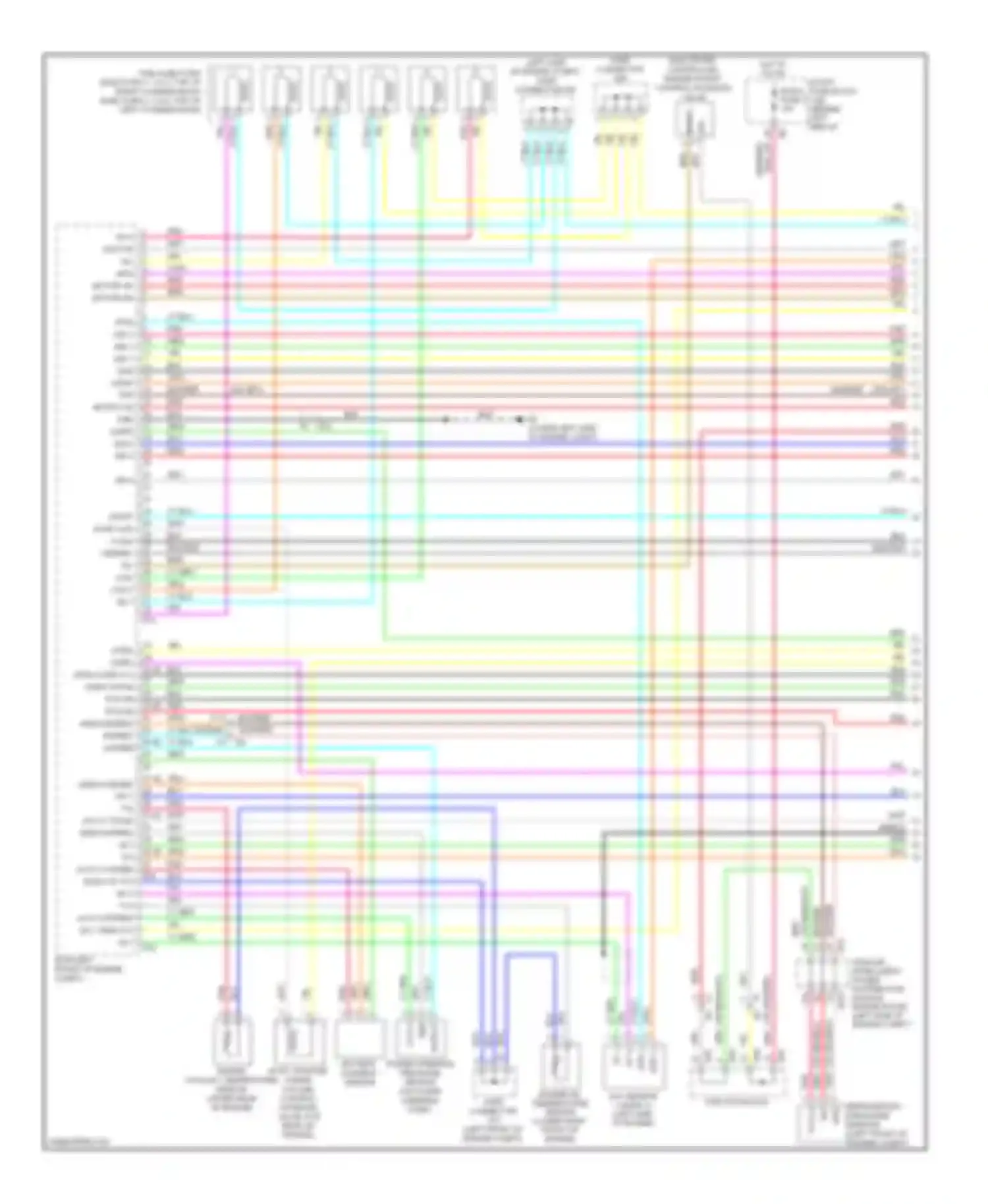 Altima Nissan L32 facelift (2009-2013): Wiring diagram engine performance 3.5l (1 of 4)