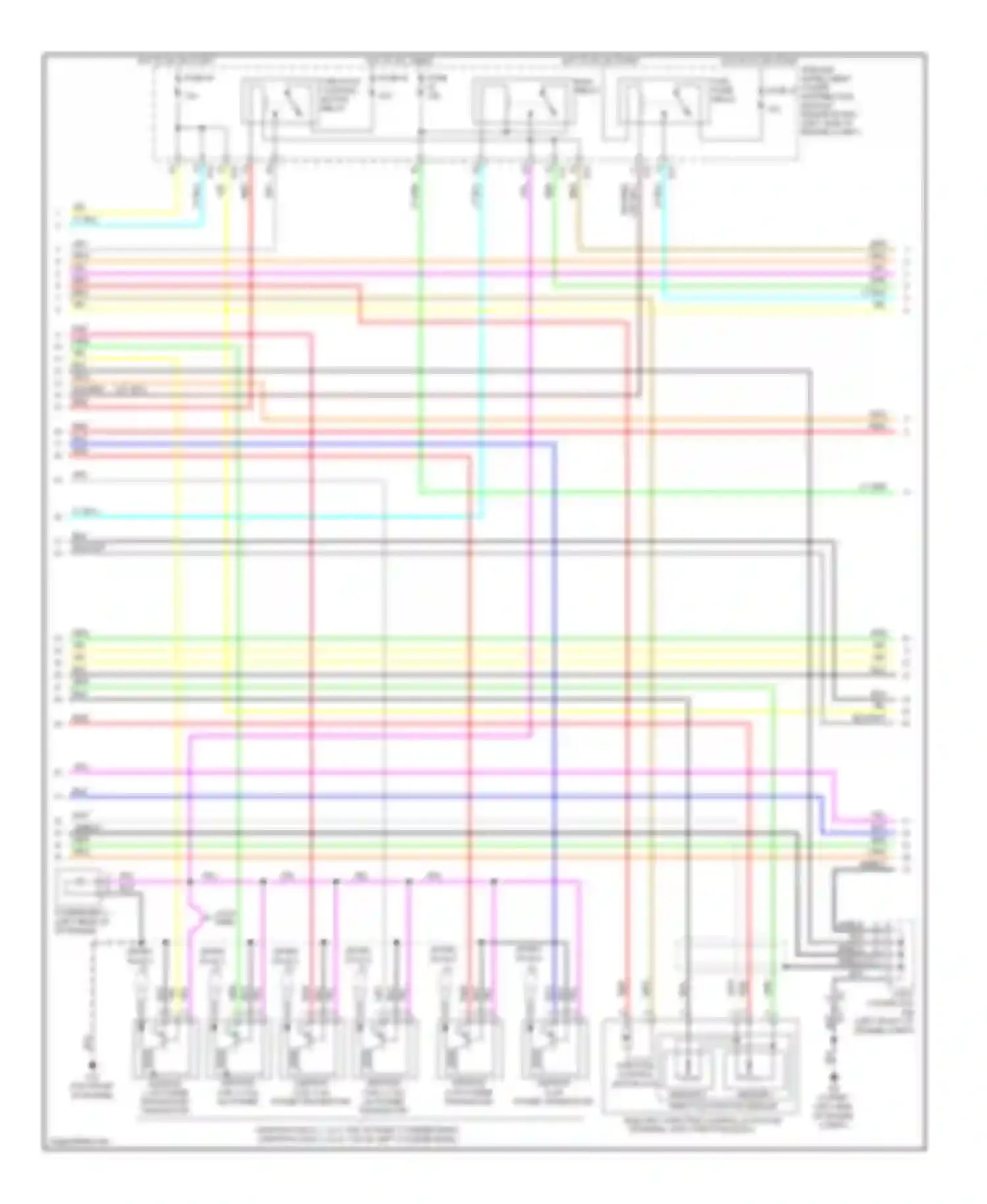 Altima Nissan L32 facelift (2009-2013): Wiring diagram engine performance 3.5l (2 of 4)