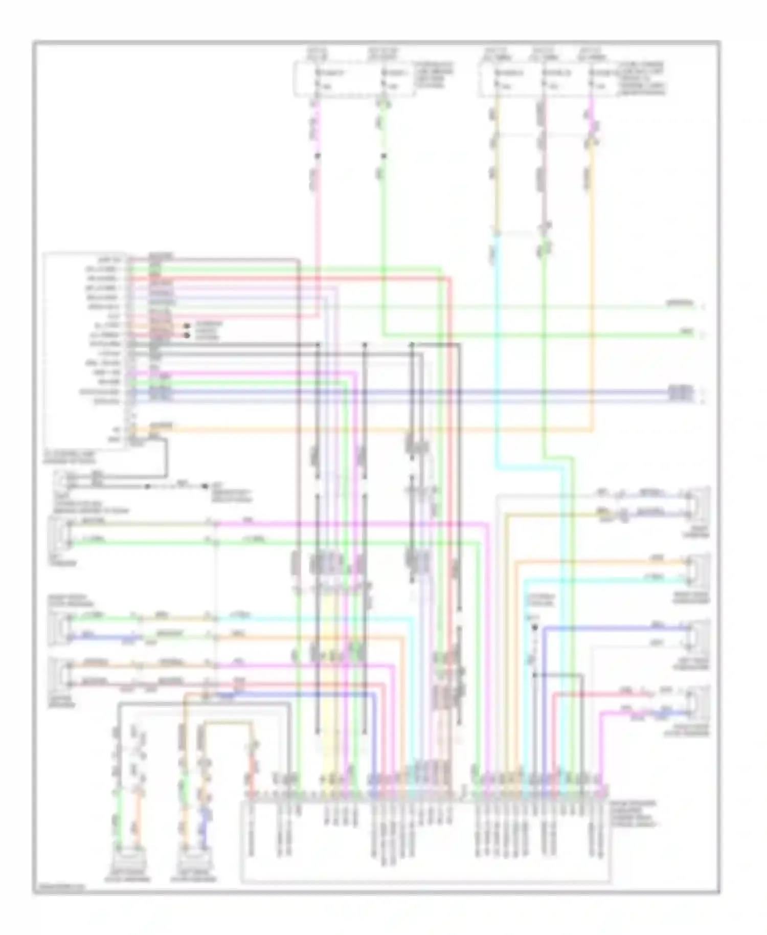 Altima Nissan L32 facelift (2009-2013): Navigation circuit, sedan hybrid (1 of 3)