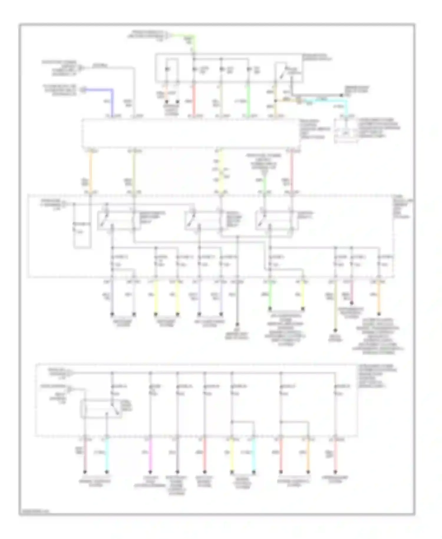 Altima Nissan L32 facelift (2009-2013): Power distribution circuit, hybrid (3 of 3)