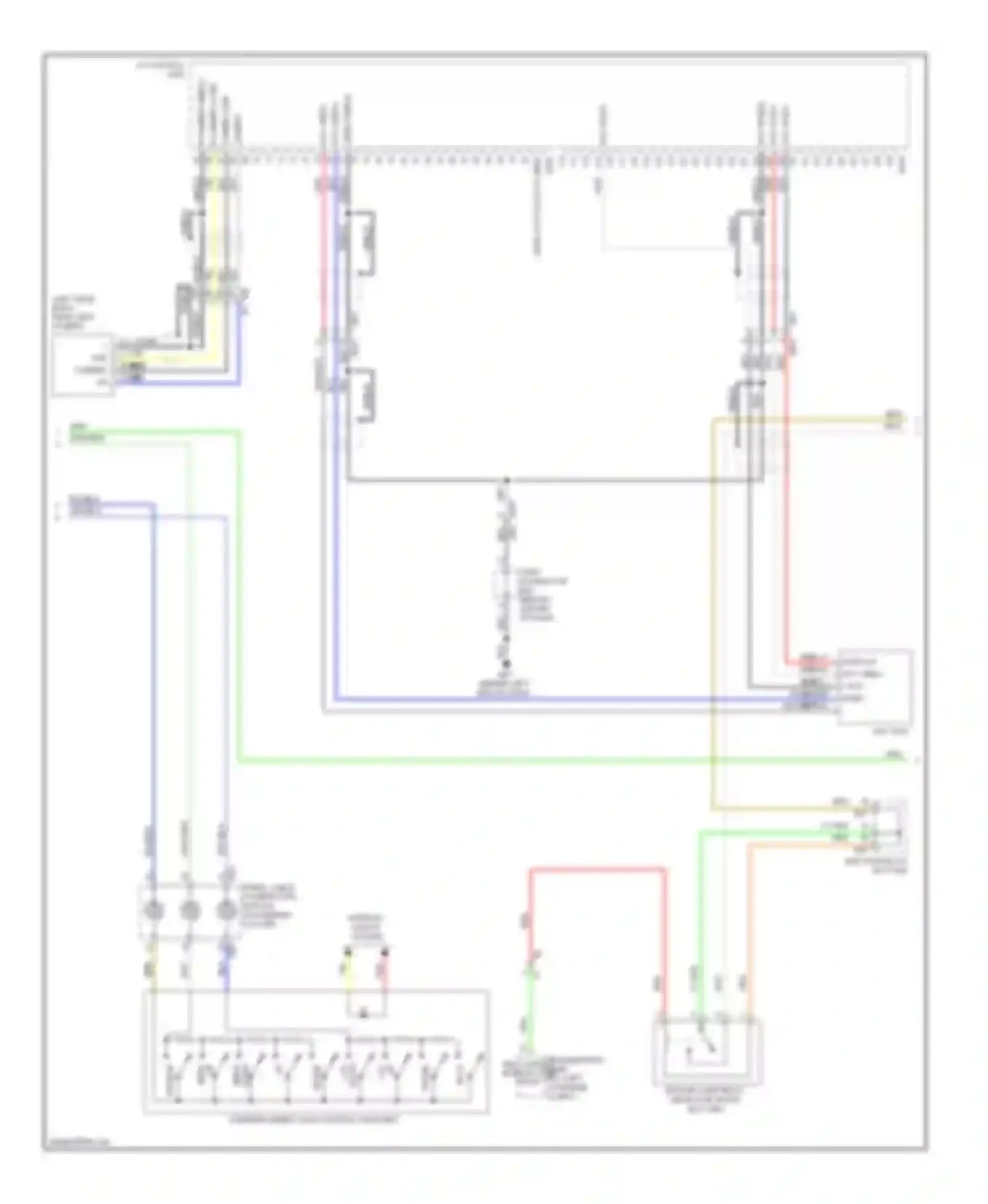 Altima Nissan L32 facelift (2009-2013): Bose radio circuit, sedan, except hybrid with navigation (2 of 3)