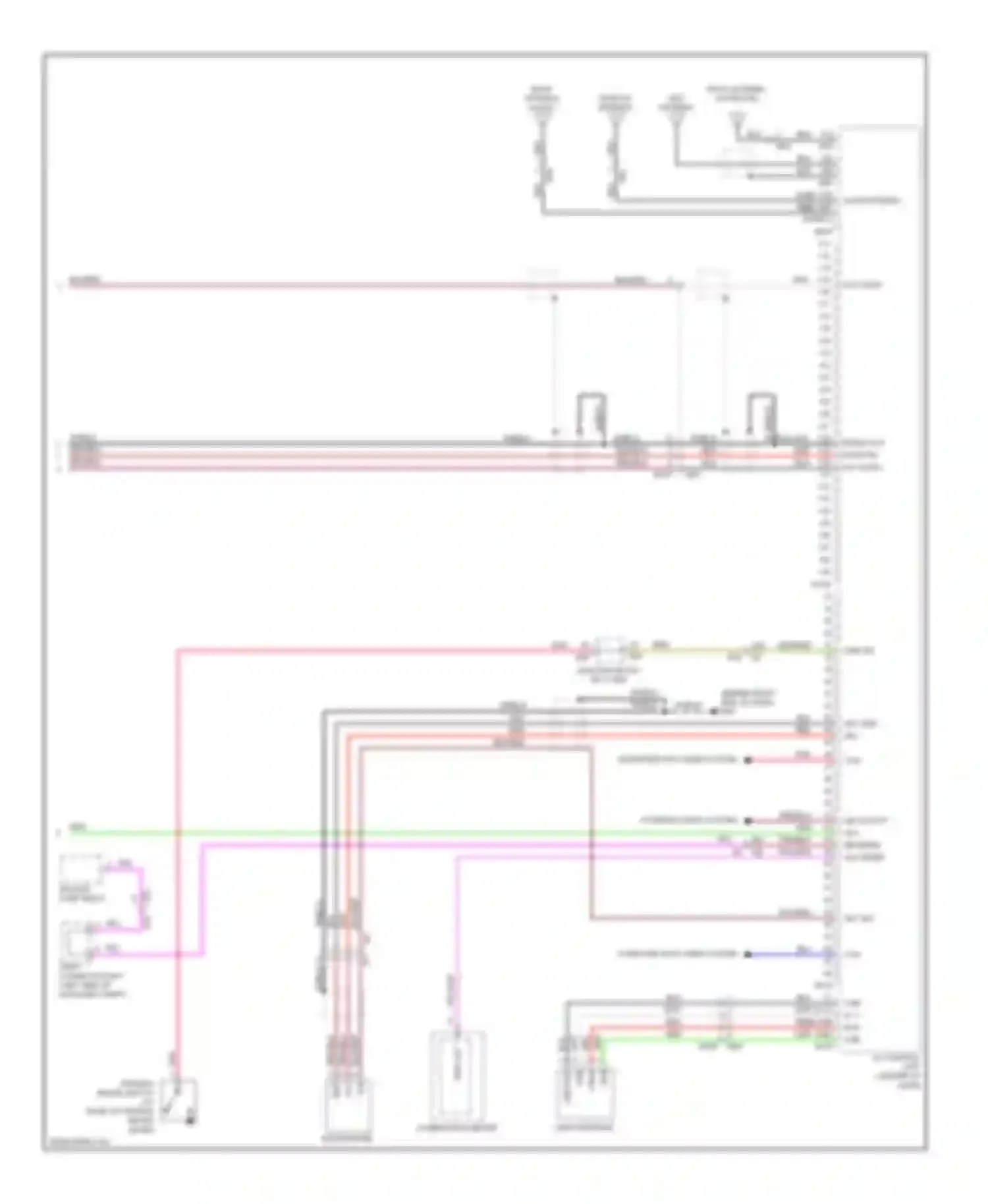 Altima Nissan L32 facelift (2009-2013): Bose radio circuit, sedan, hybrid with navigation (3 of 3)