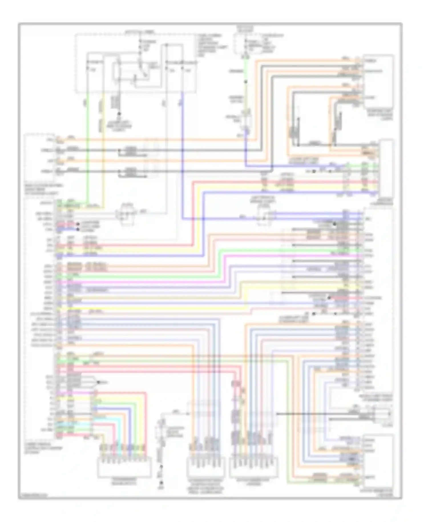 Altima Nissan L32 facelift (2009-2013): 2.5l hybrid, transmission circuit