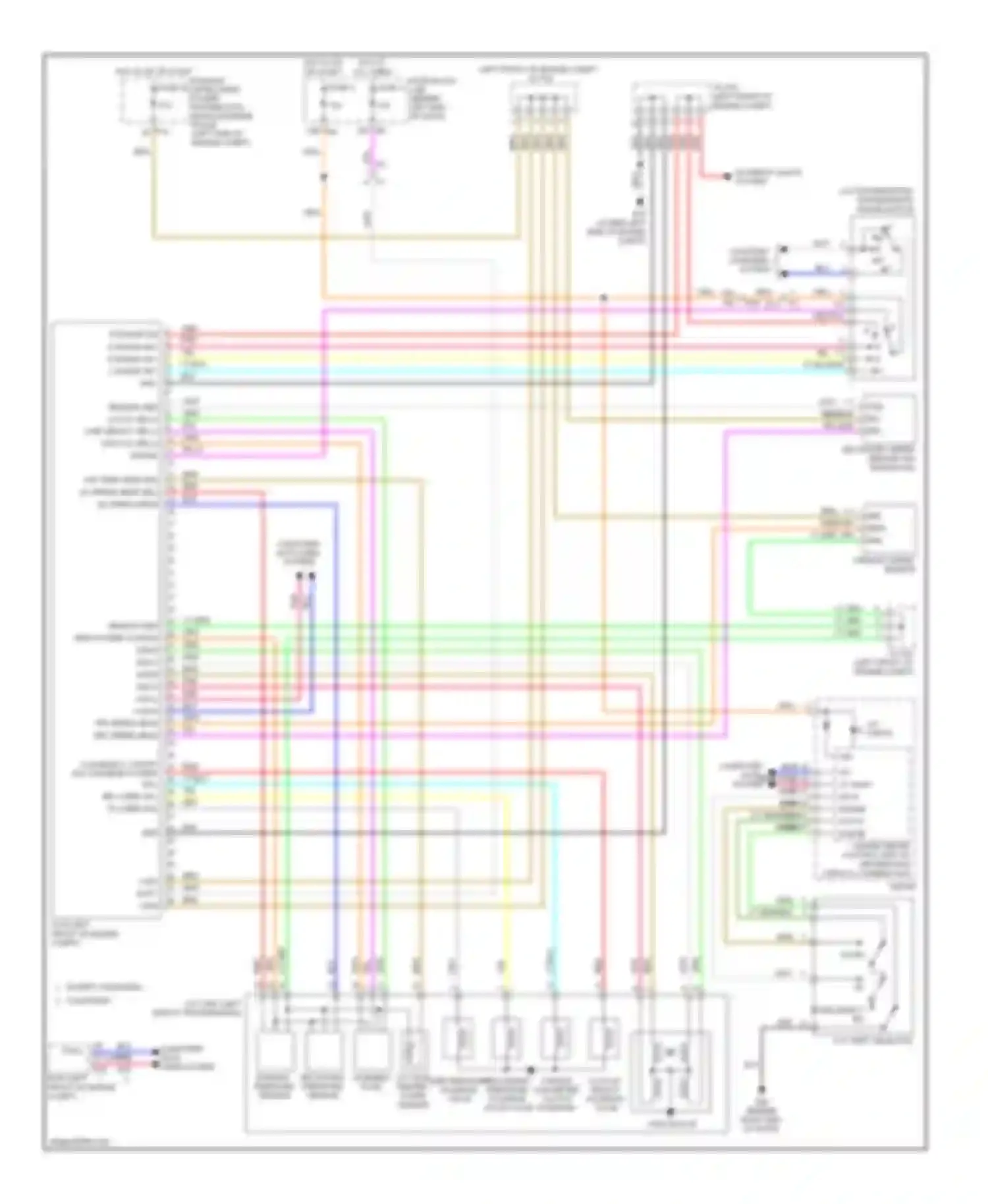 Altima Nissan L32 facelift (2009-2013): 2.5l, transmission circuit
