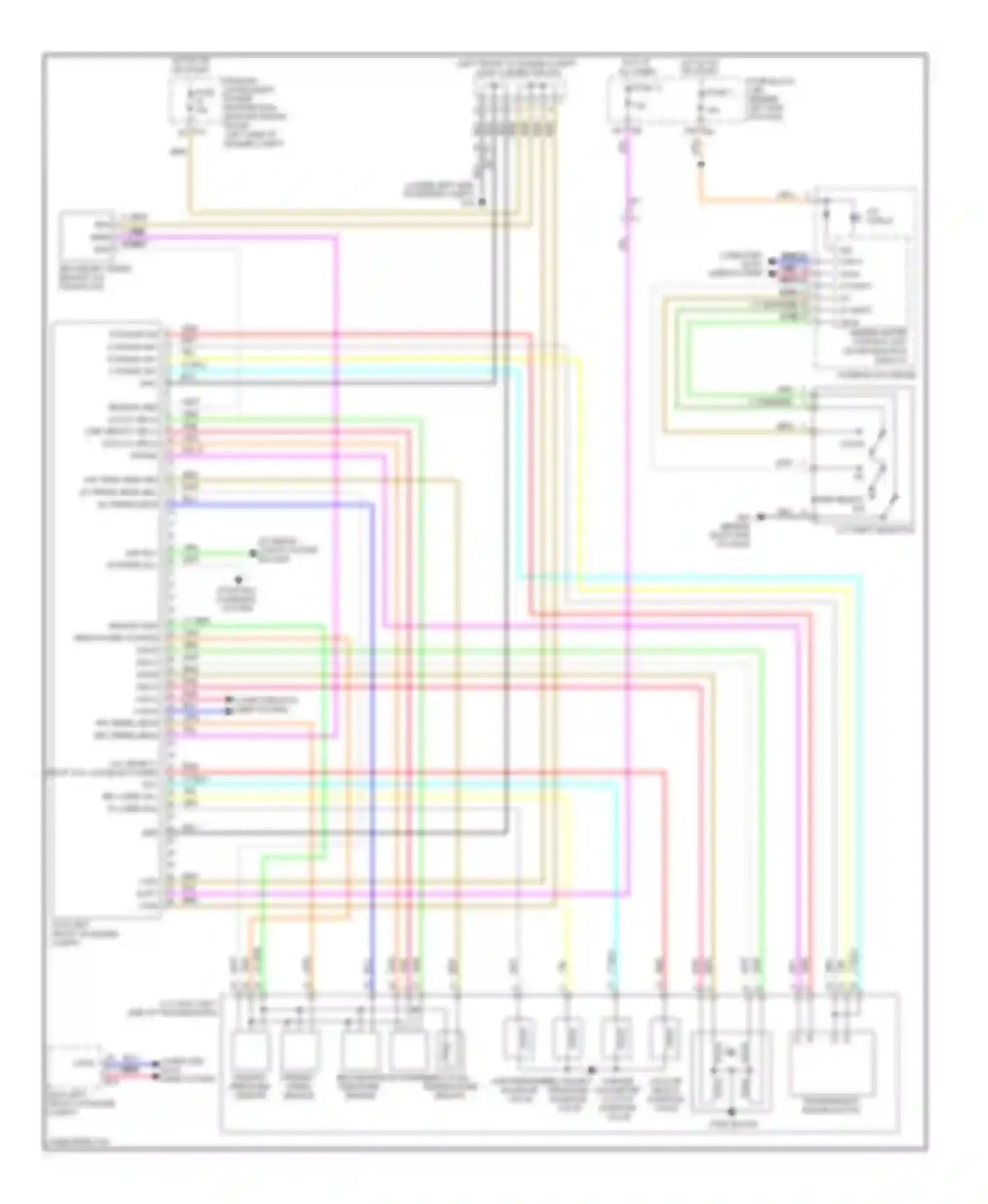 Altima Nissan L32 facelift (2009-2013): 3.5l, transmission circuit