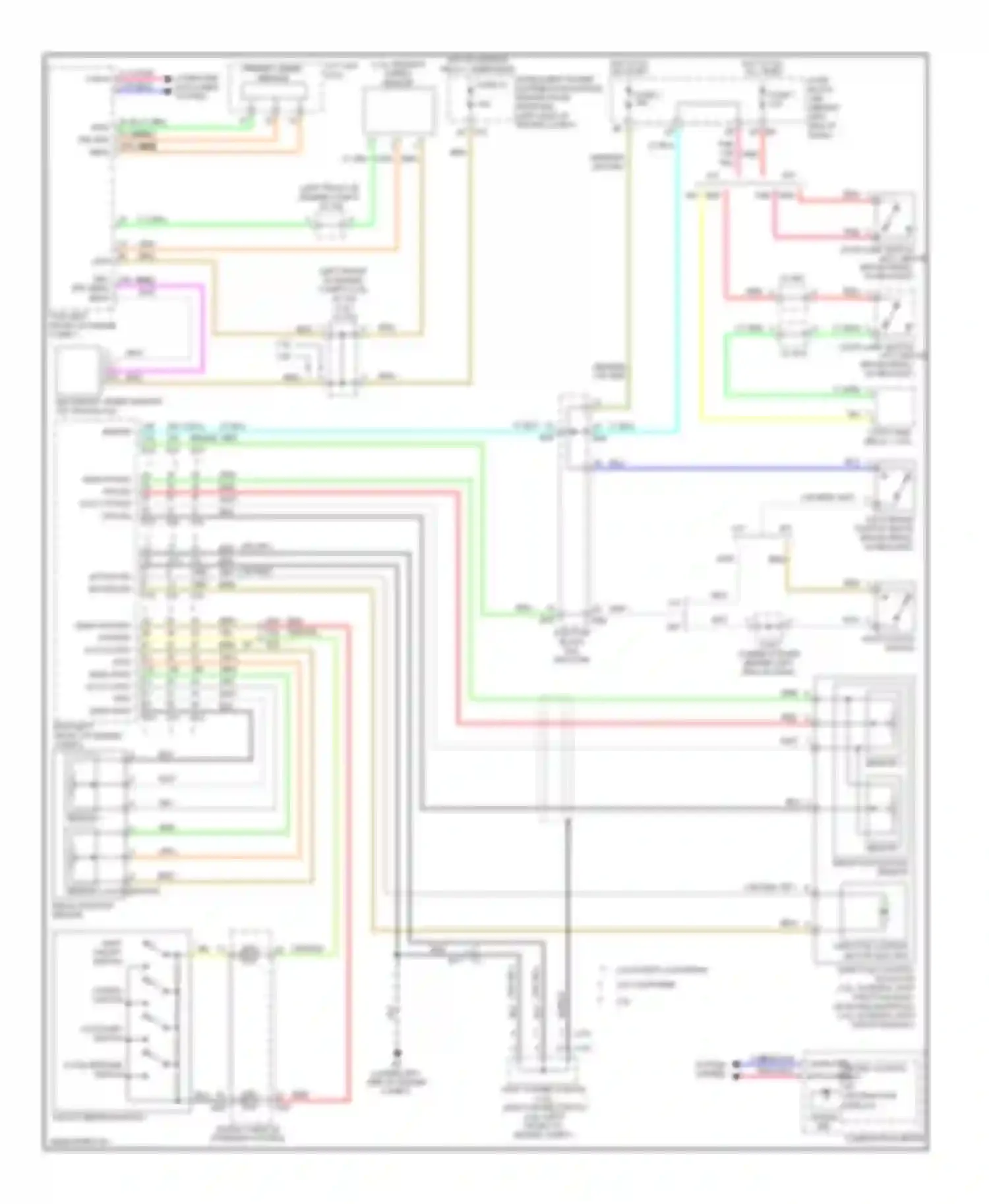 Wiring diagram 21 22 can-h can-l computer data lines system unified meter control unit pnk for Nissan Altima L32 facelift (2009-2013) (1 of 1)