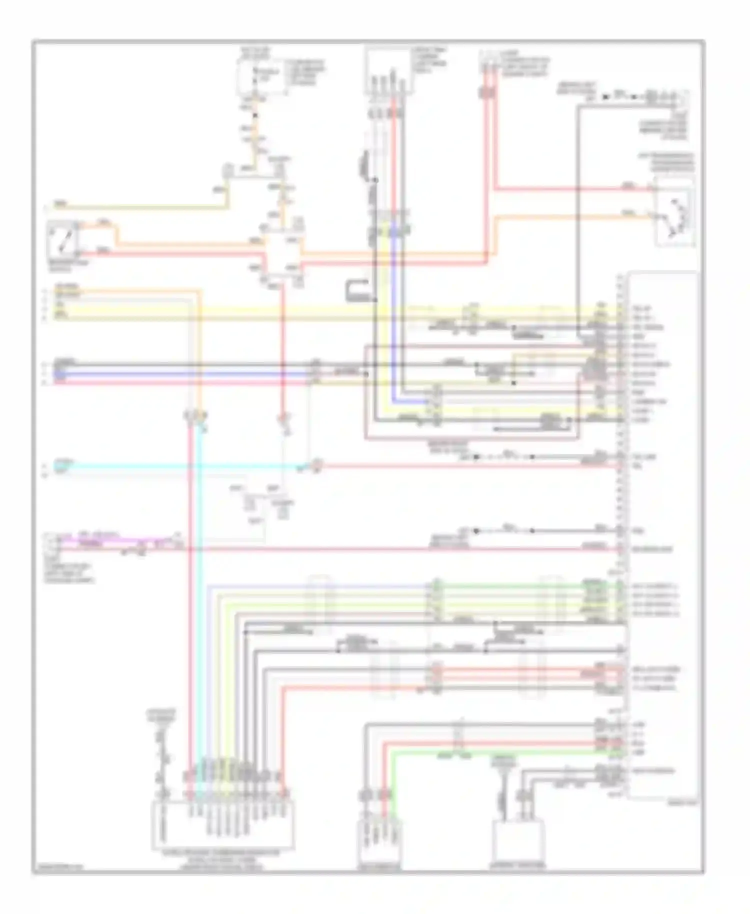 Wiring diagram 3.5l except cvt 3.5l cvt for Nissan Altima L32 facelift (2009-2013) (1 of 1)