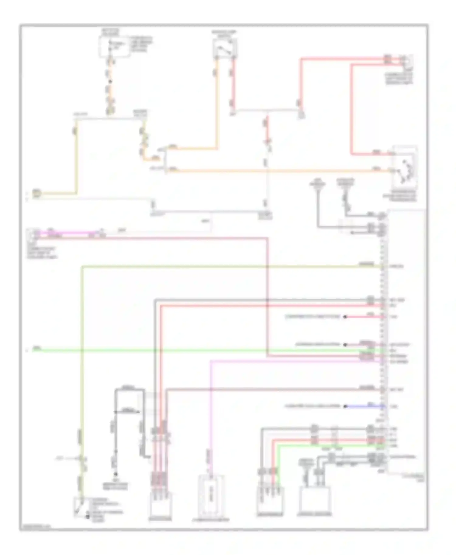 Wiring diagram backup lamp switch for Nissan Altima L32 facelift (2009-2013) (4 of 7)