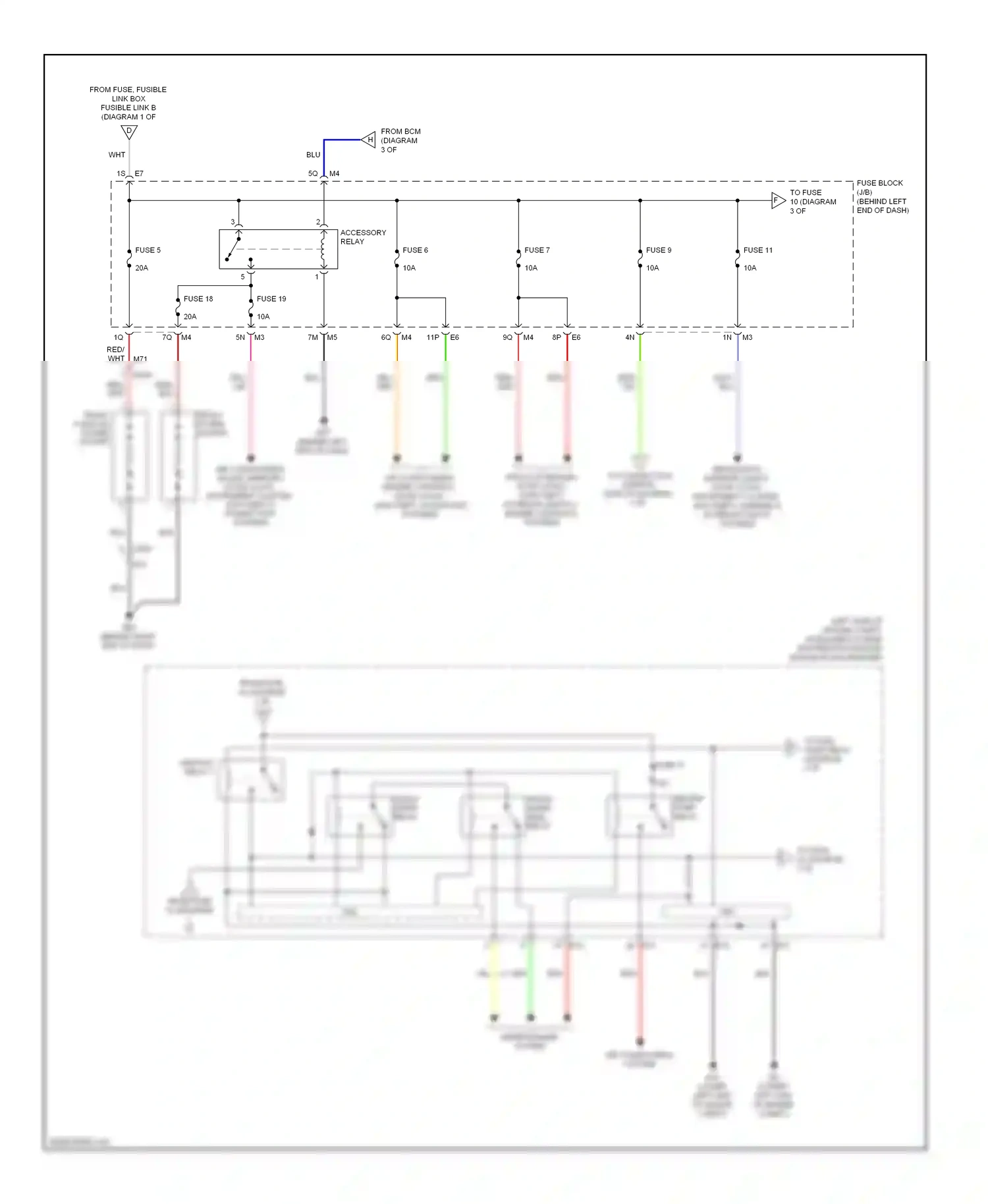 Wiring diagram blk for Nissan Altima L32 facelift (2009-2013) (78 of 128)