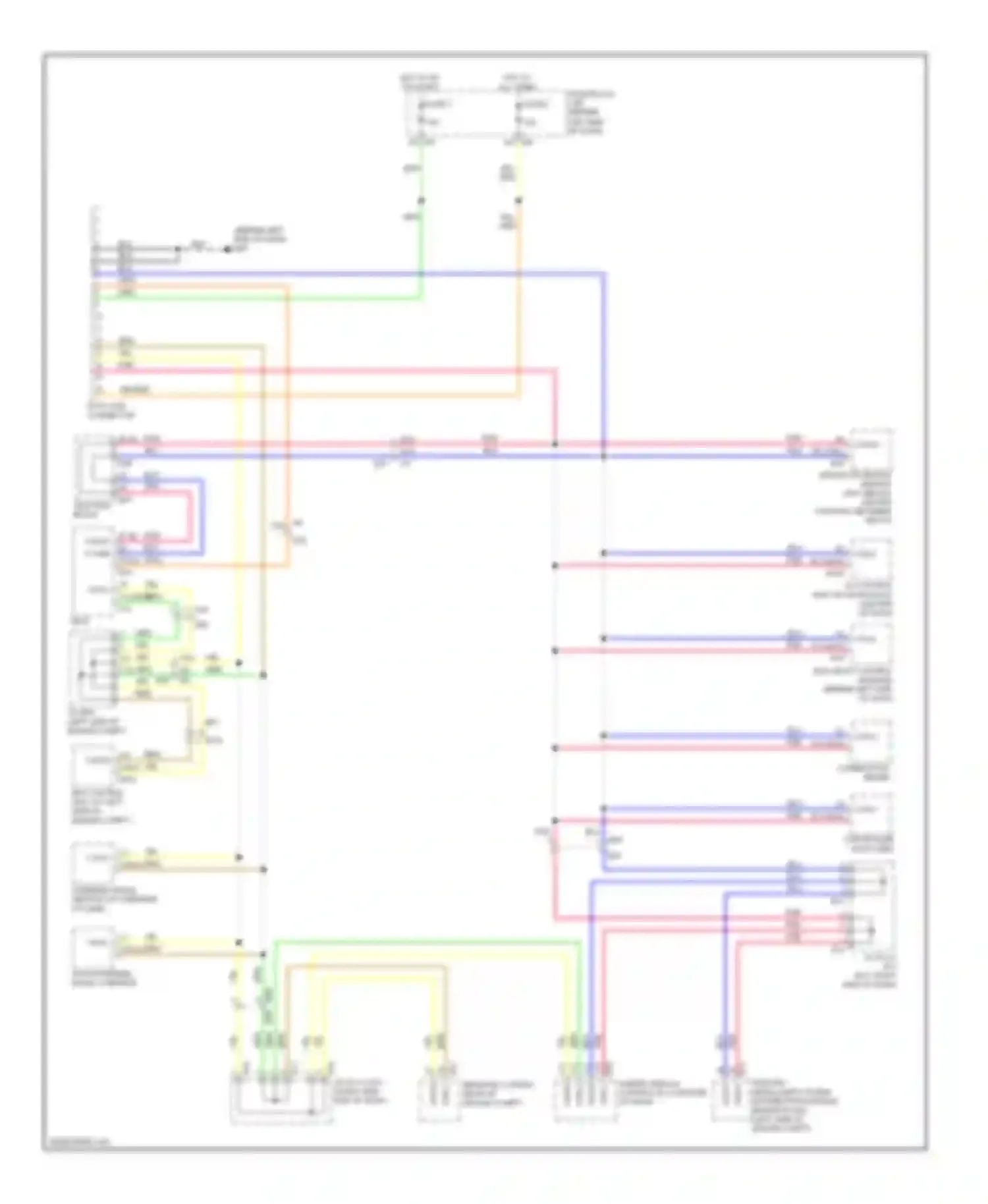 Wiring diagram combination meter for Nissan Altima L32 facelift (2009-2013) (9 of 39)