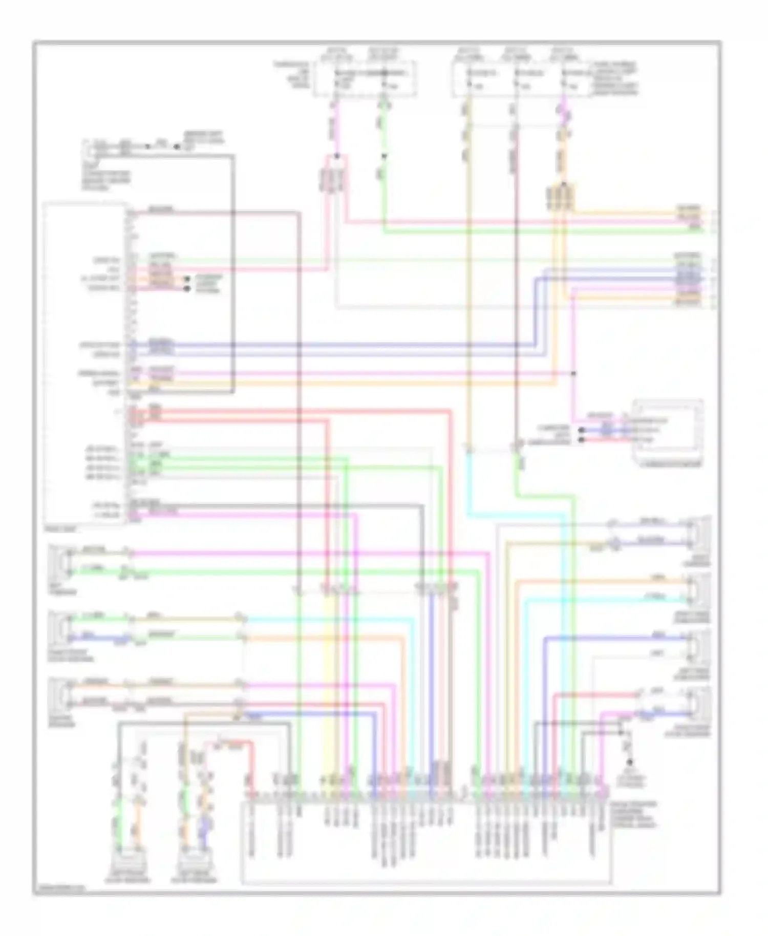 Wiring diagram combination meter for Nissan Altima L32 facelift (2009-2013) (33 of 39)