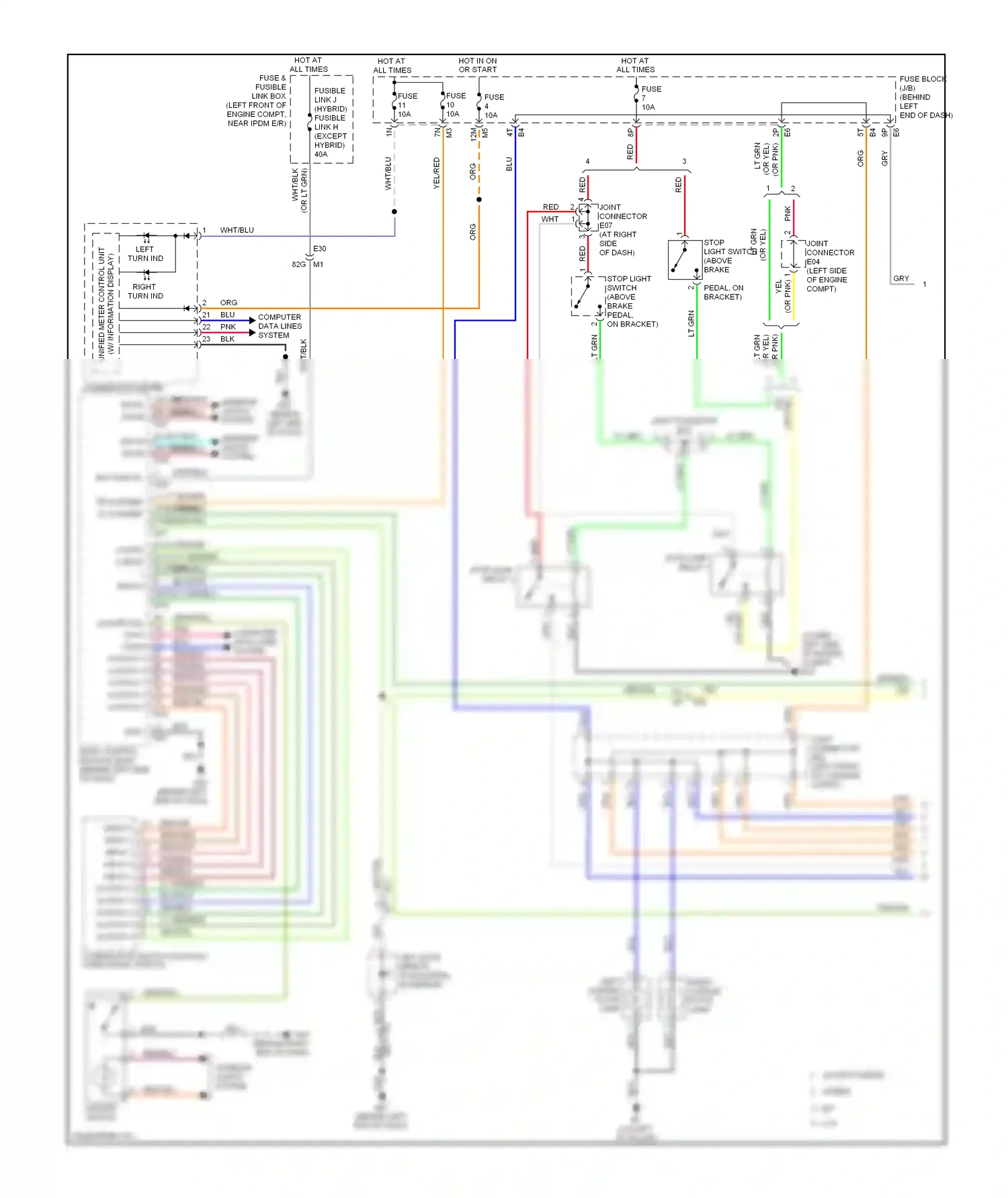 Wiring diagram compt) for Nissan Altima L32 facelift (2009-2013) (1 of 2)