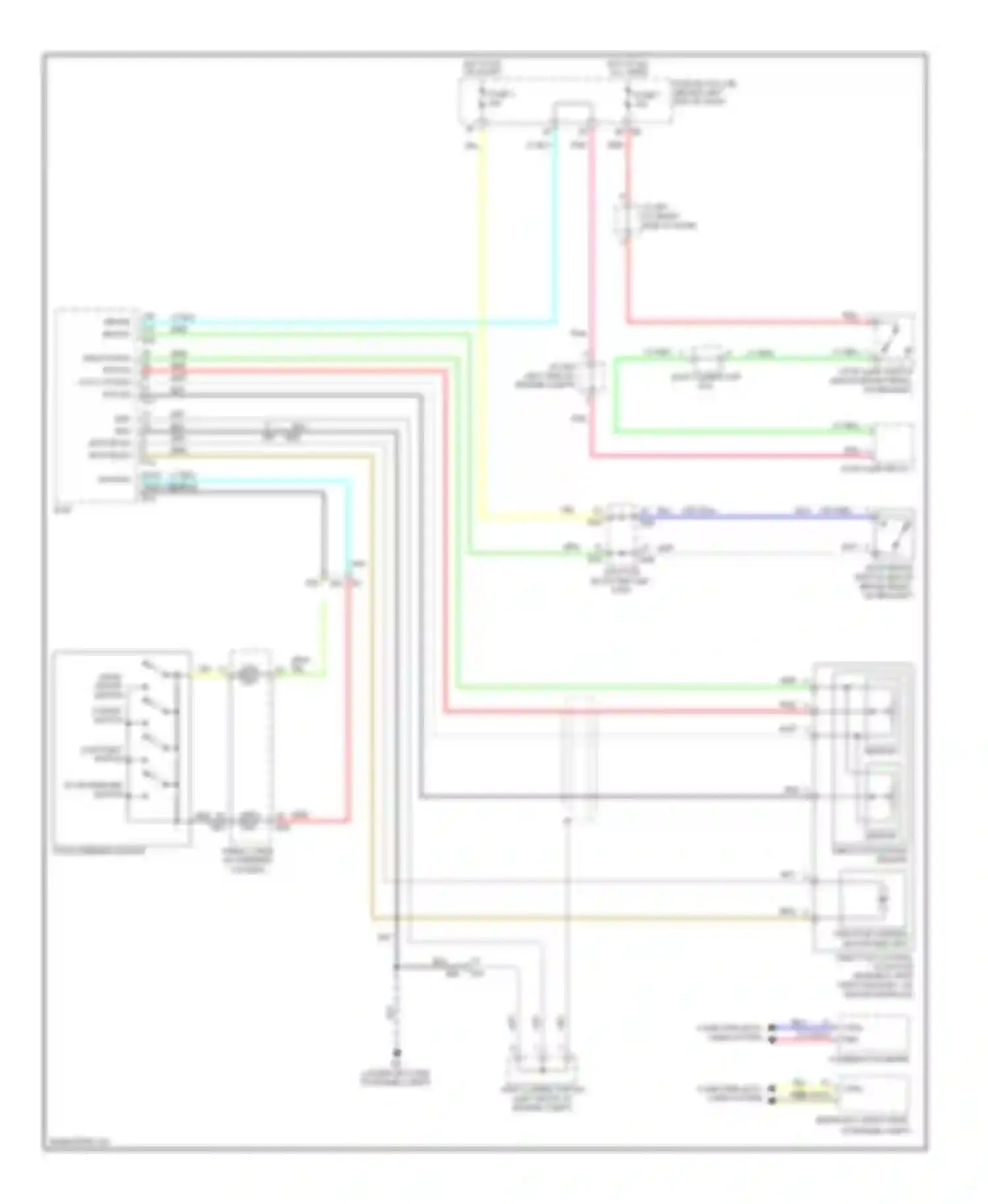 Wiring diagram computer data lines system for Nissan Altima L32 facelift (2009-2013) (17 of 56)