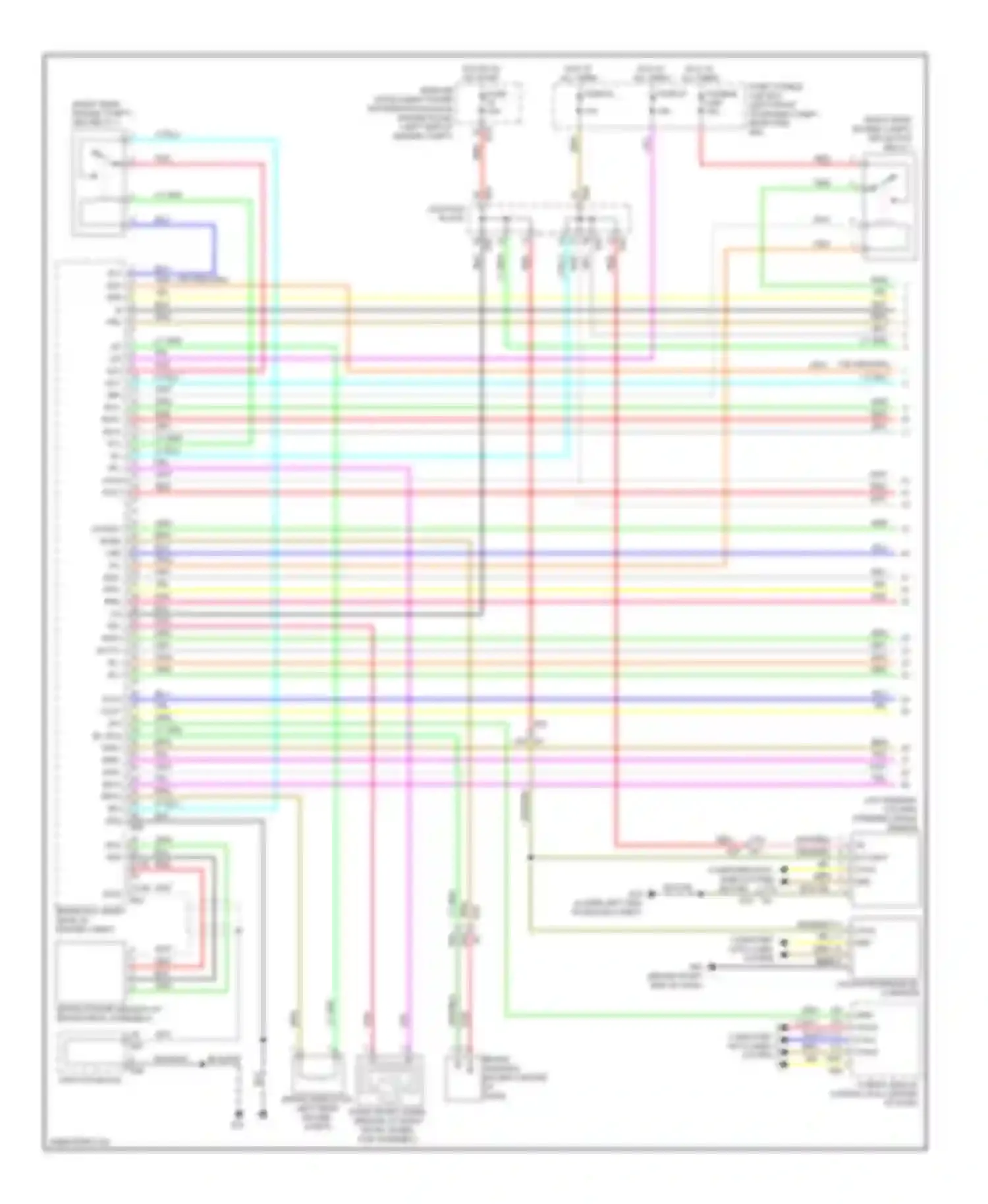 Wiring diagram computer data lines system for Nissan Altima L32 facelift (2009-2013) (3 of 56)