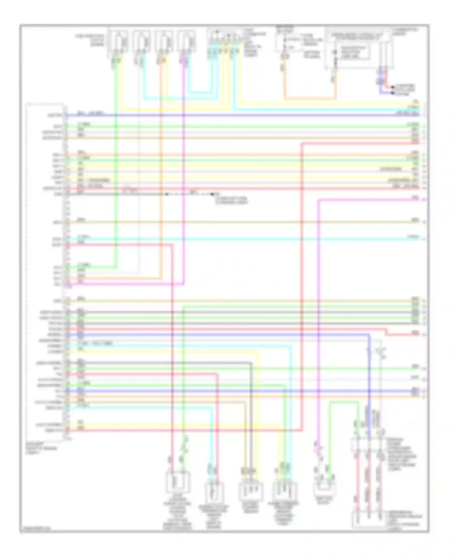Wiring diagram computer data lines system for Nissan Altima L32 facelift (2009-2013) (25 of 56)