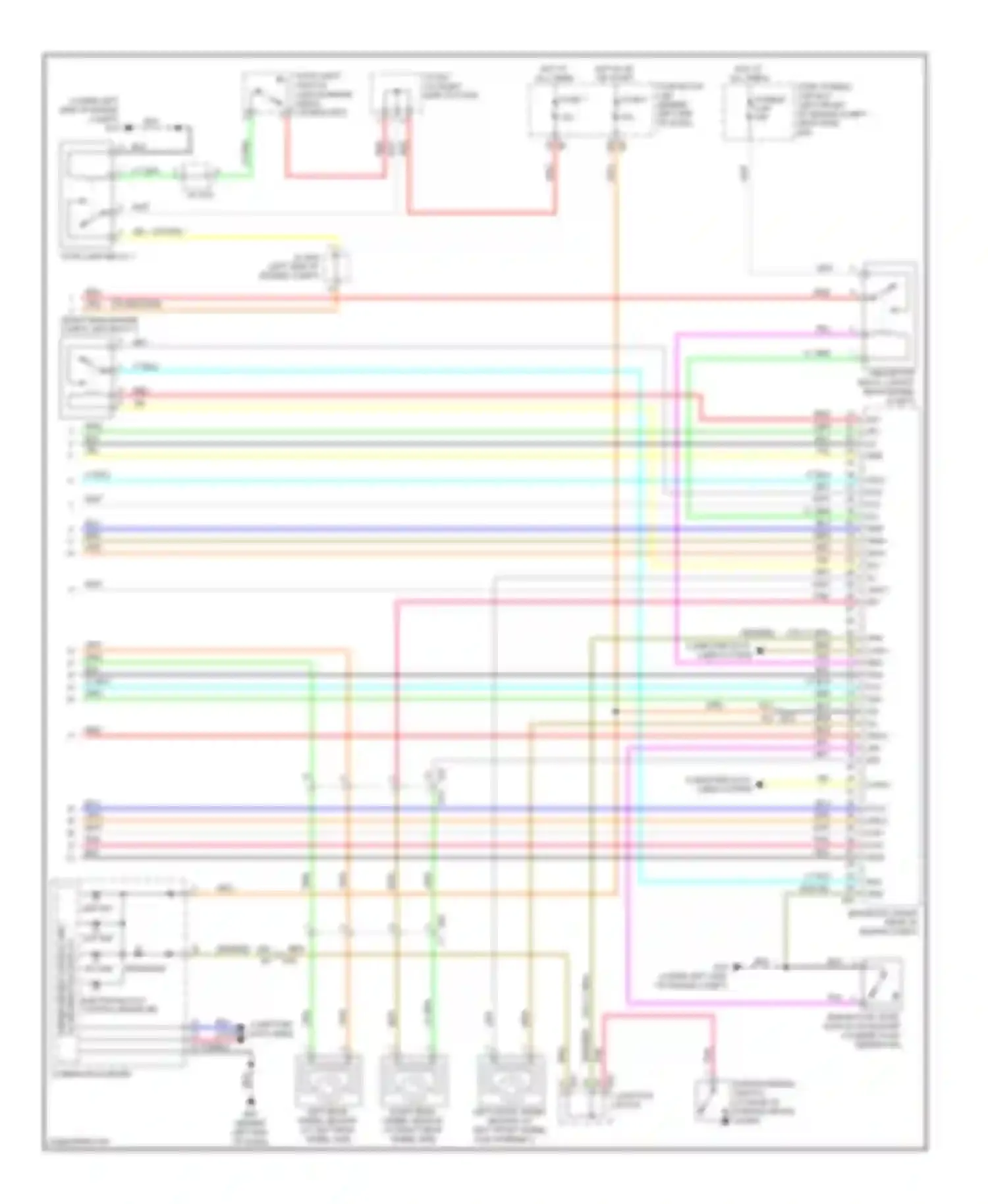 Wiring diagram electronically control brake ind for Nissan Altima L32 facelift (2009-2013) (1 of 1)