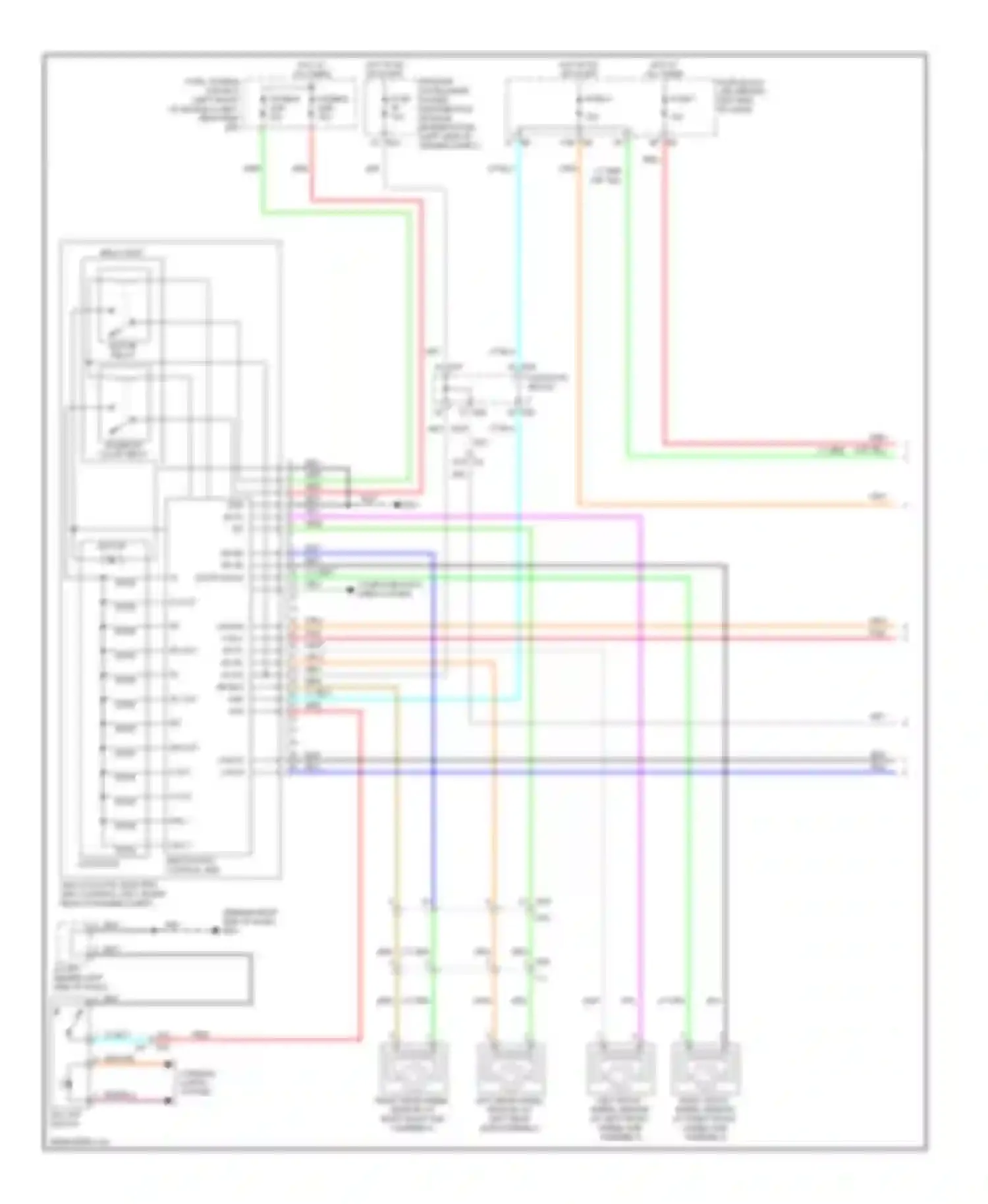 Wiring diagram gnd ds fl dp rl for Nissan Altima L32 facelift (2009-2013) (2 of 2)