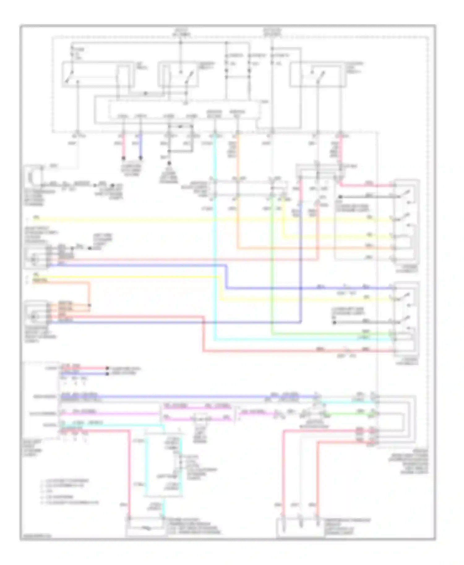 Wiring diagram ignition relay 1 for Nissan Altima L32 facelift (2009-2013) (7 of 12)