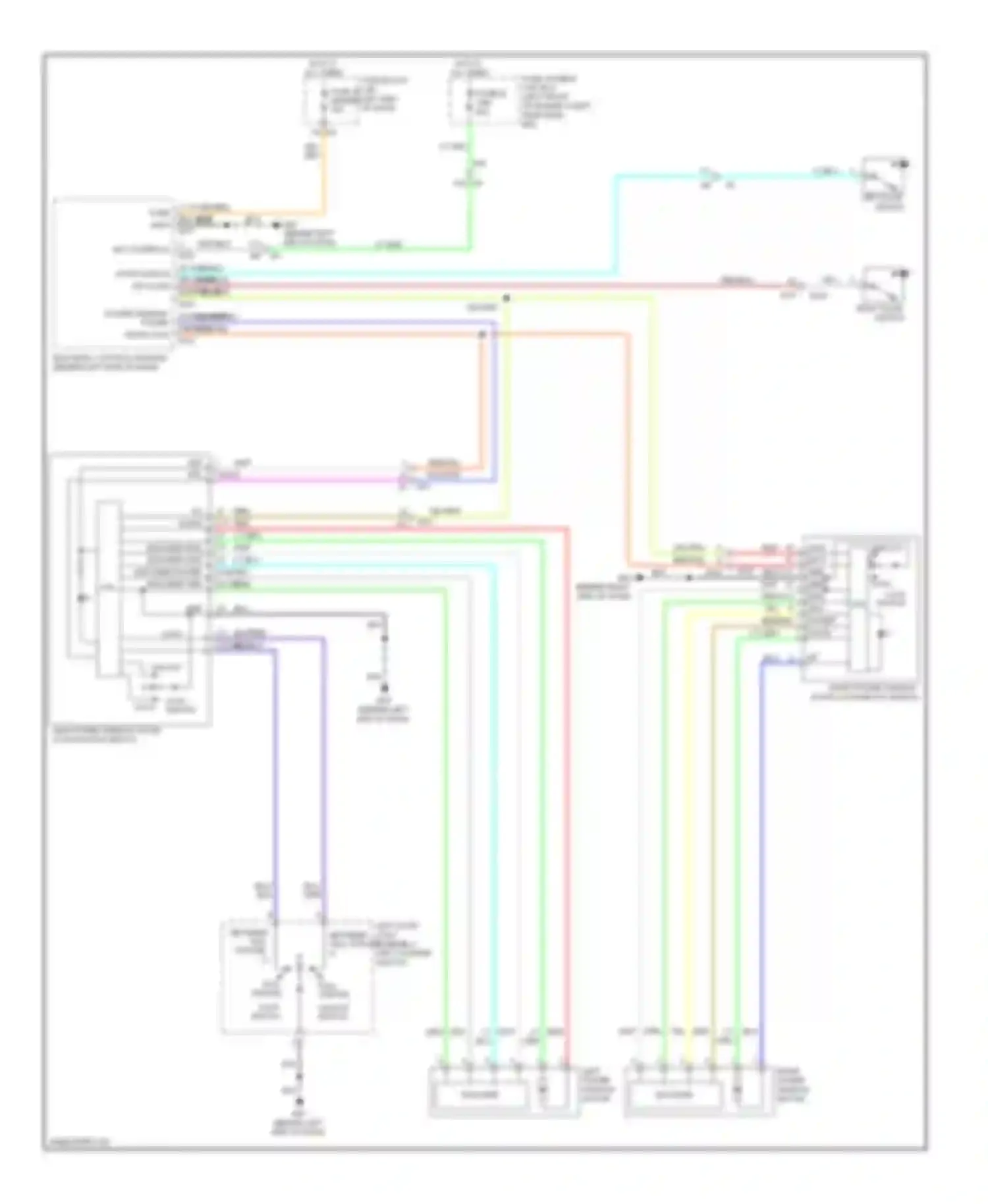 Wiring diagram lock lock switch cpu for Nissan Altima L32 facelift (2009-2013) (1 of 2)