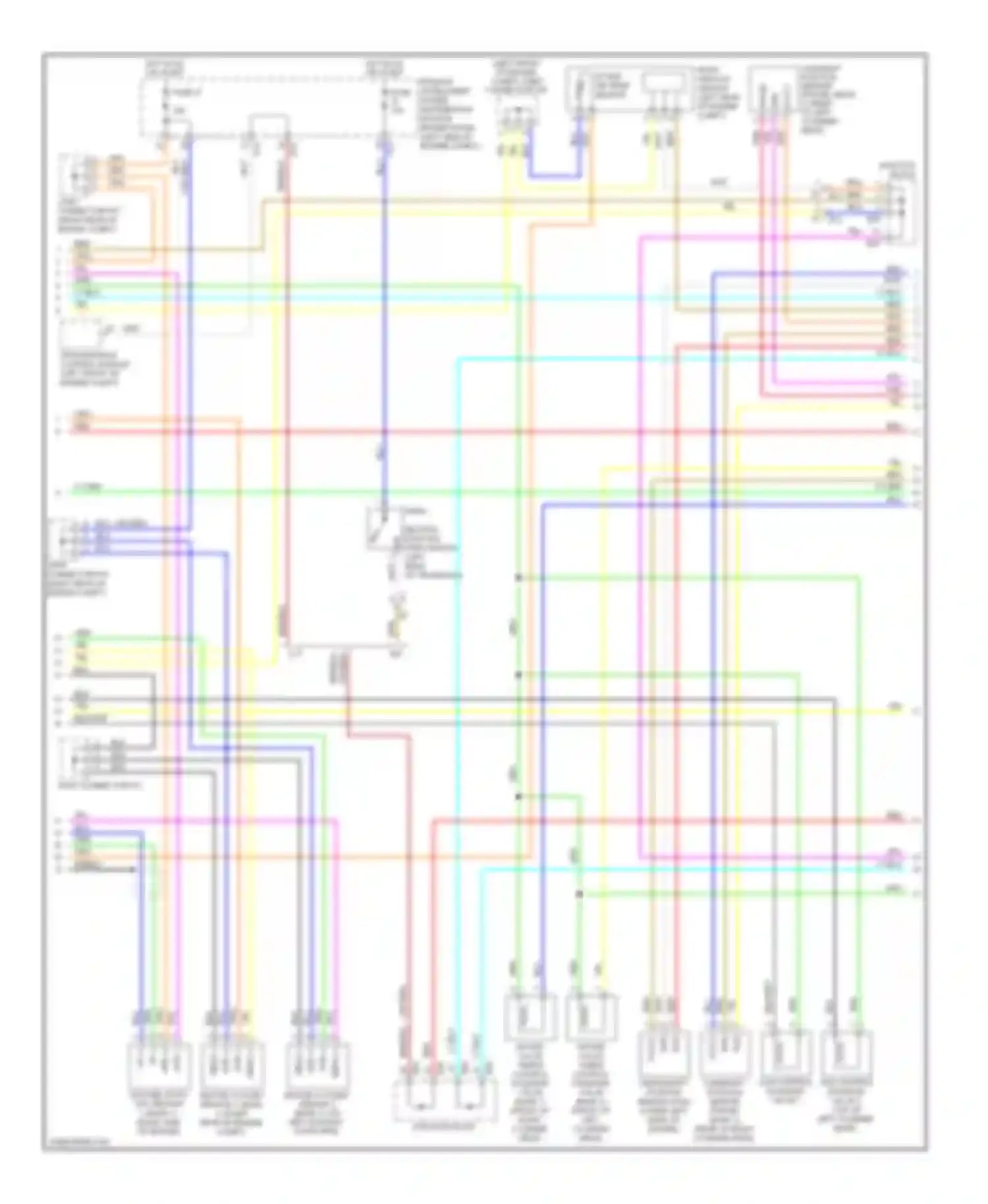 Wiring diagram mass airflow sensor for Nissan Altima L32 facelift (2009-2013) (1 of 1)