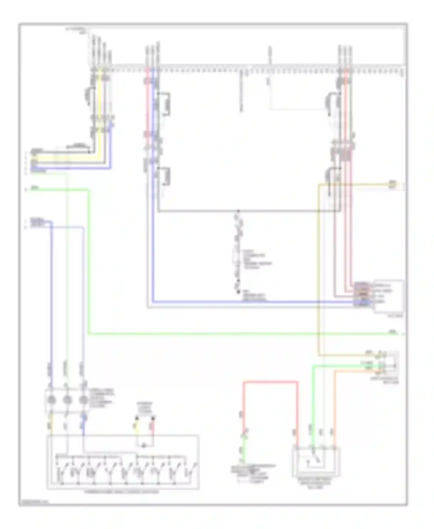 Wiring diagram r camera comp for Nissan Altima L32 facelift (2009-2013) (1 of 6)