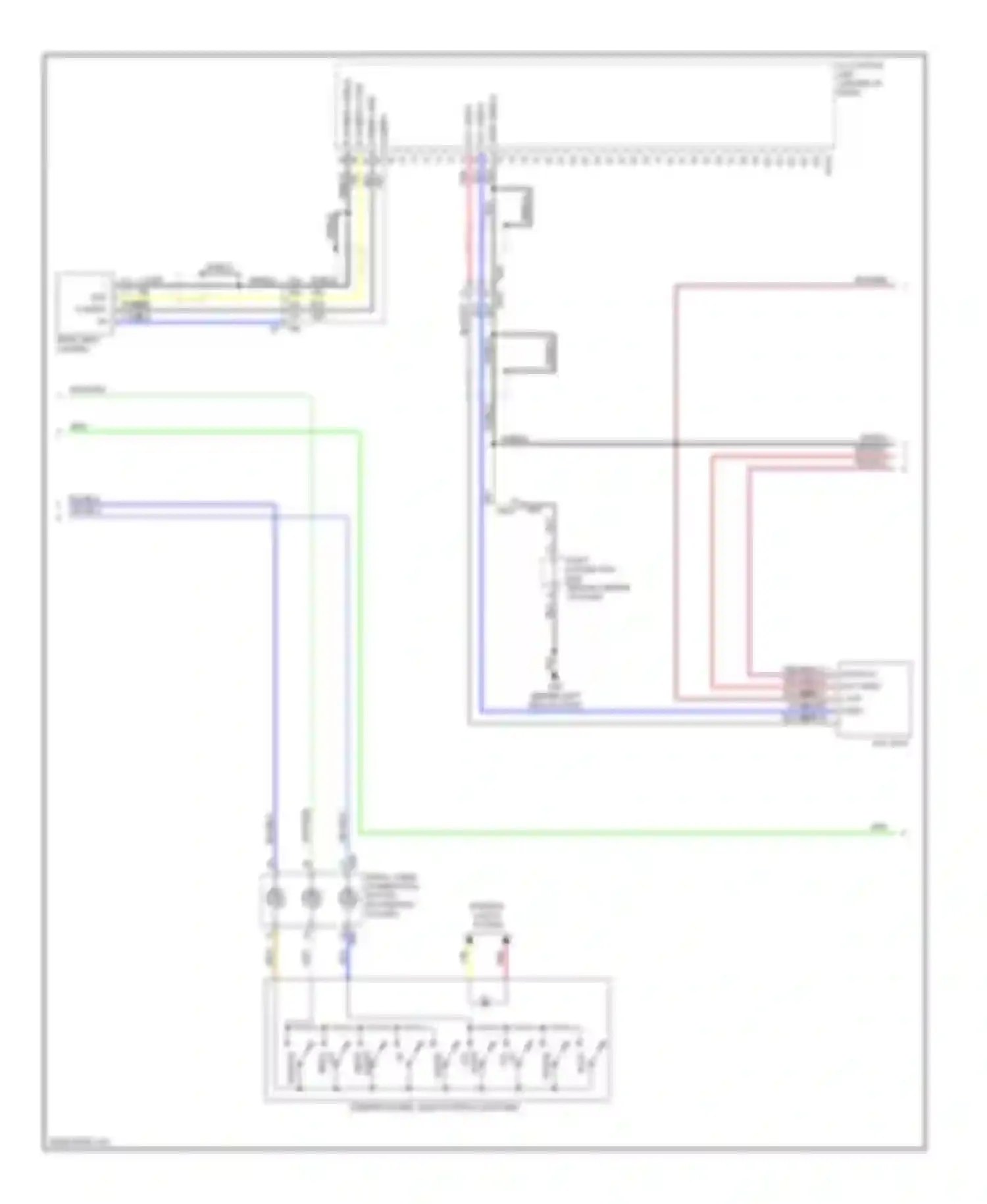 Wiring diagram r camera comp for Nissan Altima L32 facelift (2009-2013) (3 of 6)