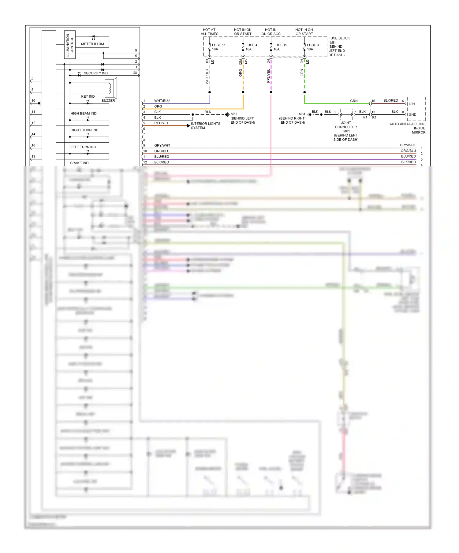 Nissan Altima L32 facelift (2009-2013) security ind wiring diagram  (4 of 6)