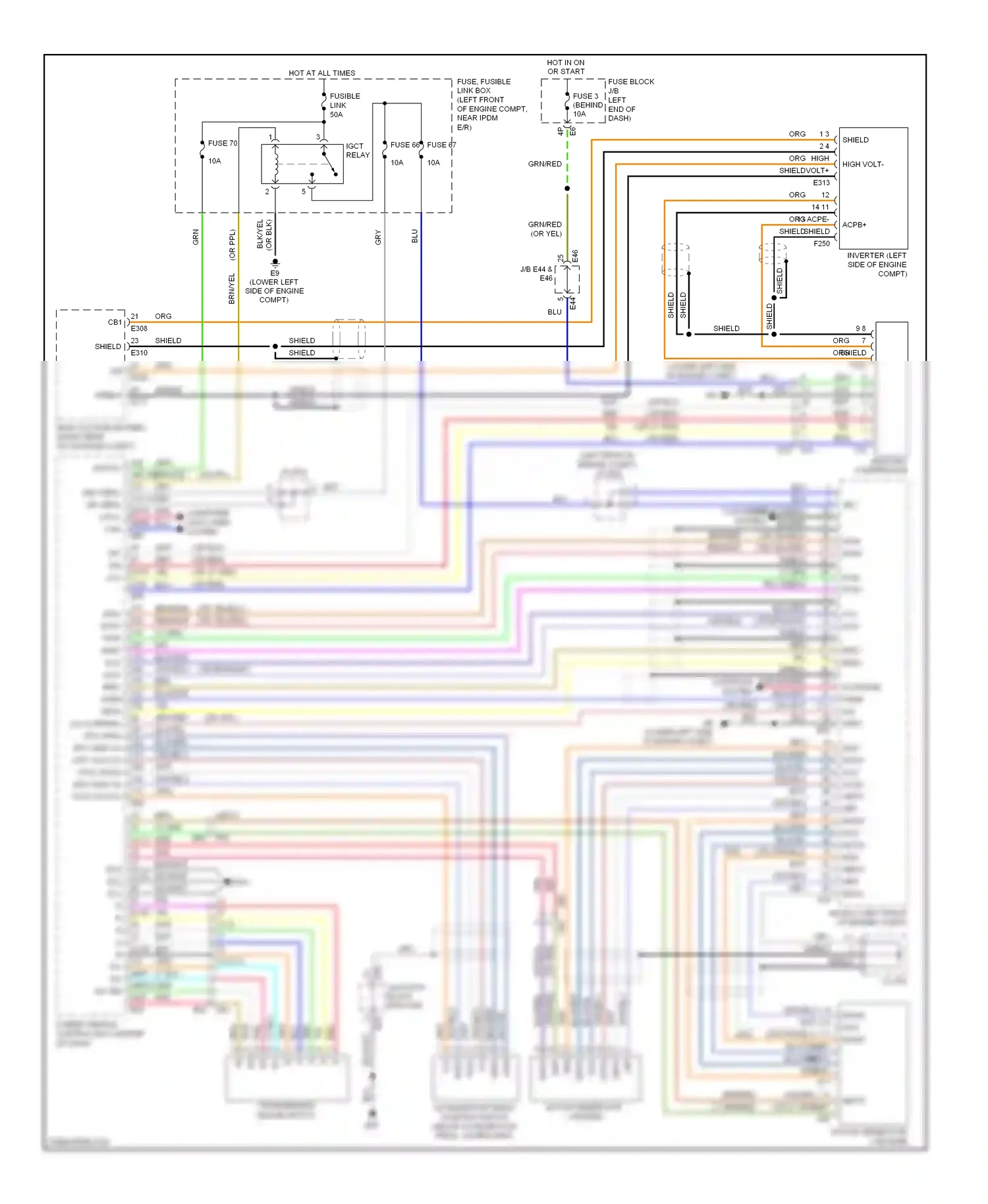 Nissan Altima L32 facelift (2009-2013) transmission range switch wiring diagram  (1 of 4)
