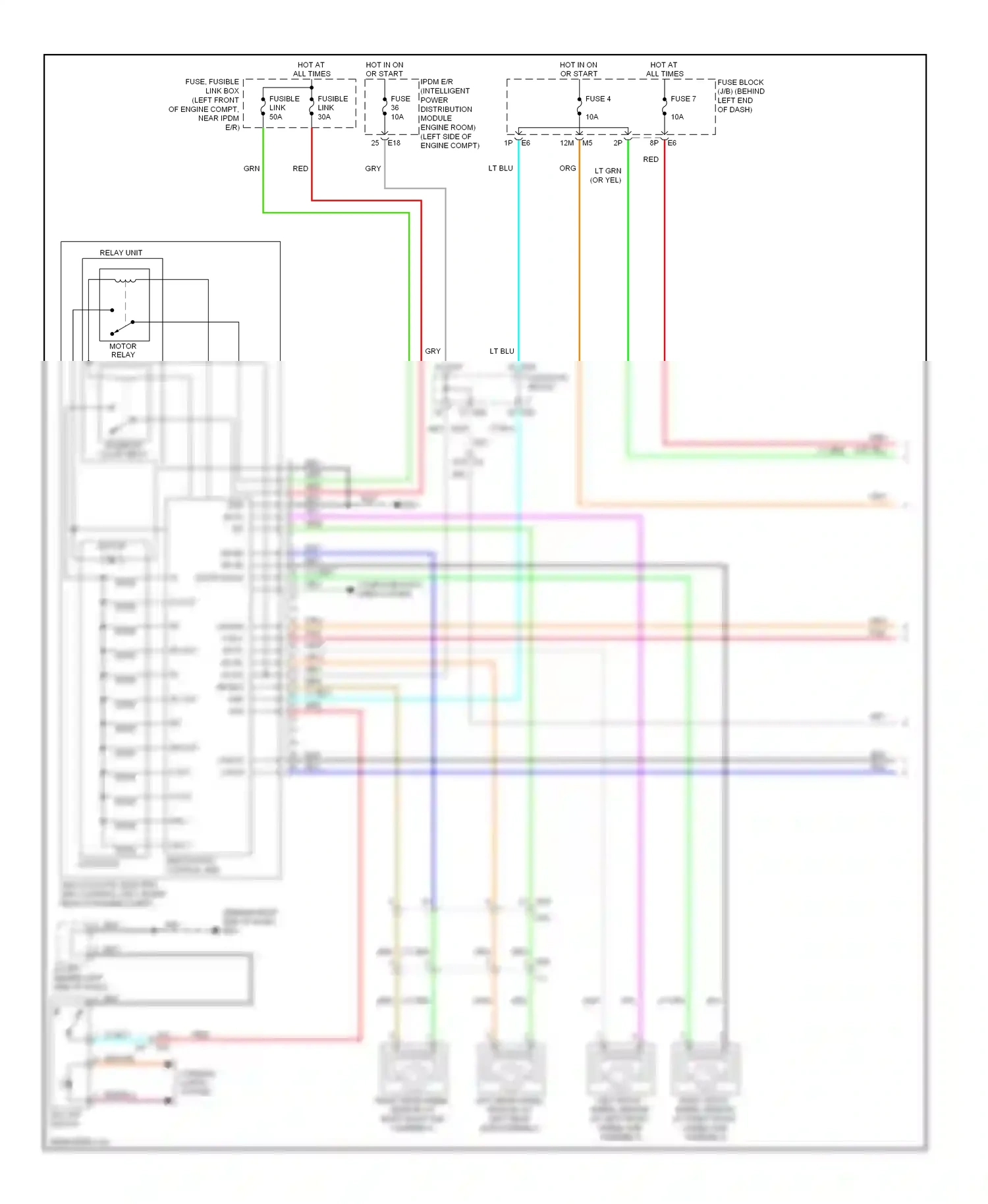 Wiring diagram vdc off switch for Nissan Altima L32 facelift (2009-2013) (1 of 1)