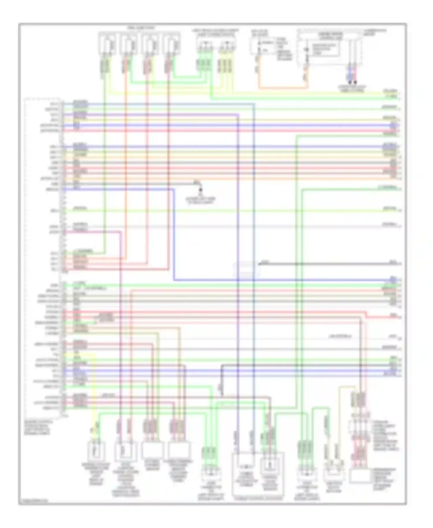 Altima Nissan L32 (2006-2009): Wiring diagram engine performance 2.5l, california (1 of 4)