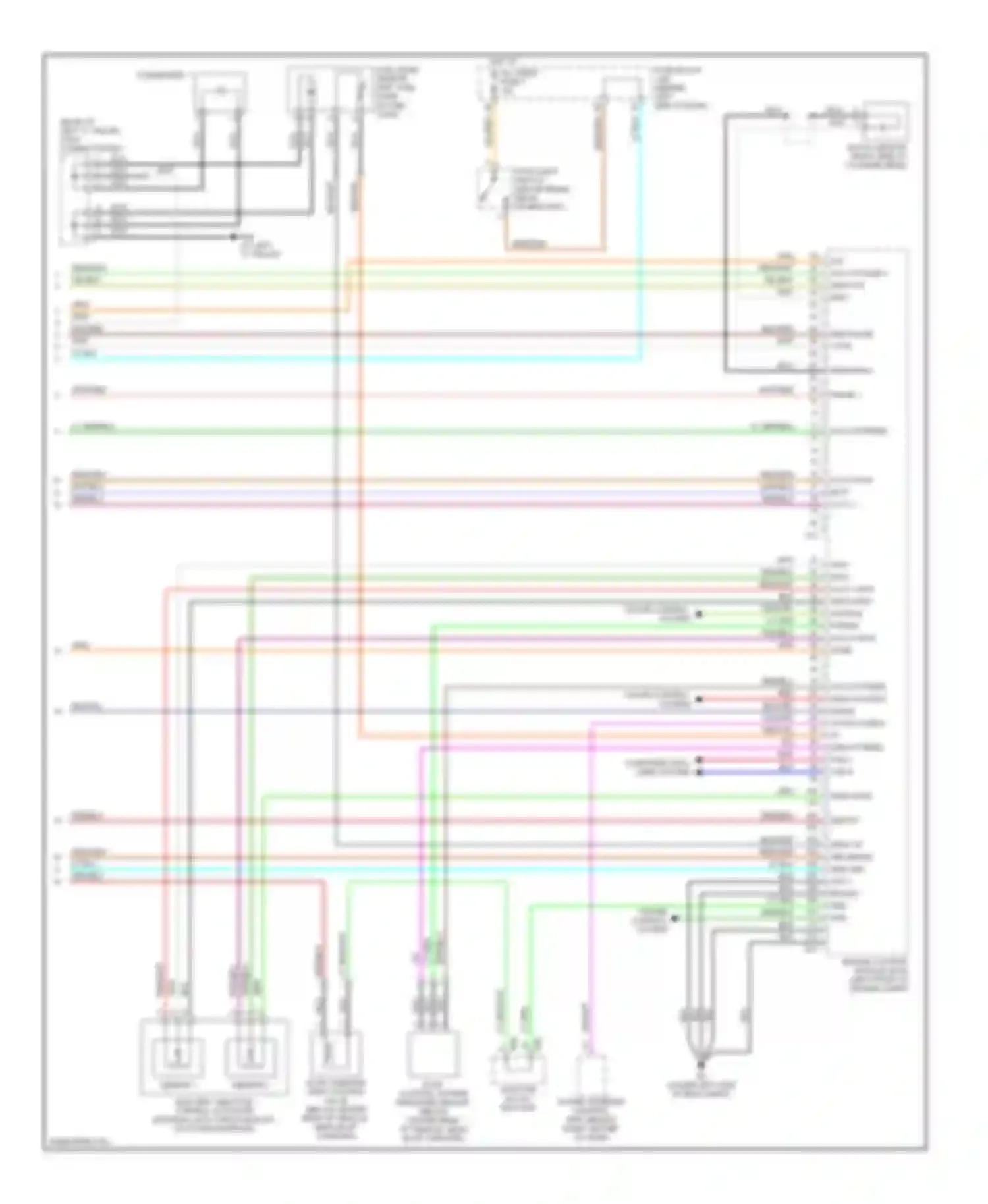 Altima Nissan L32 (2006-2009): Wiring diagram engine performance 2.5l, except california (4 of 4)