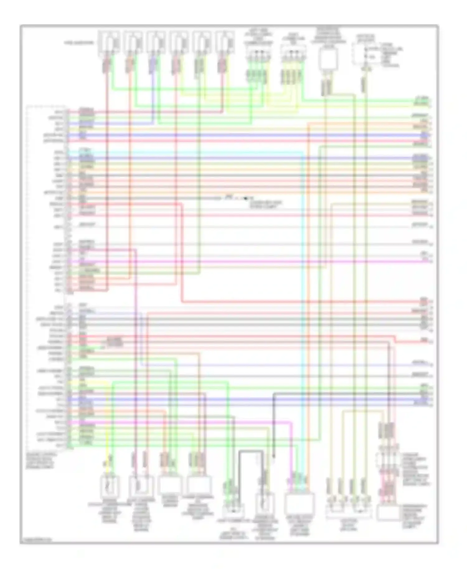 Altima Nissan L32 (2006-2009): Wiring diagram engine performance 3.5l (1 of 4)