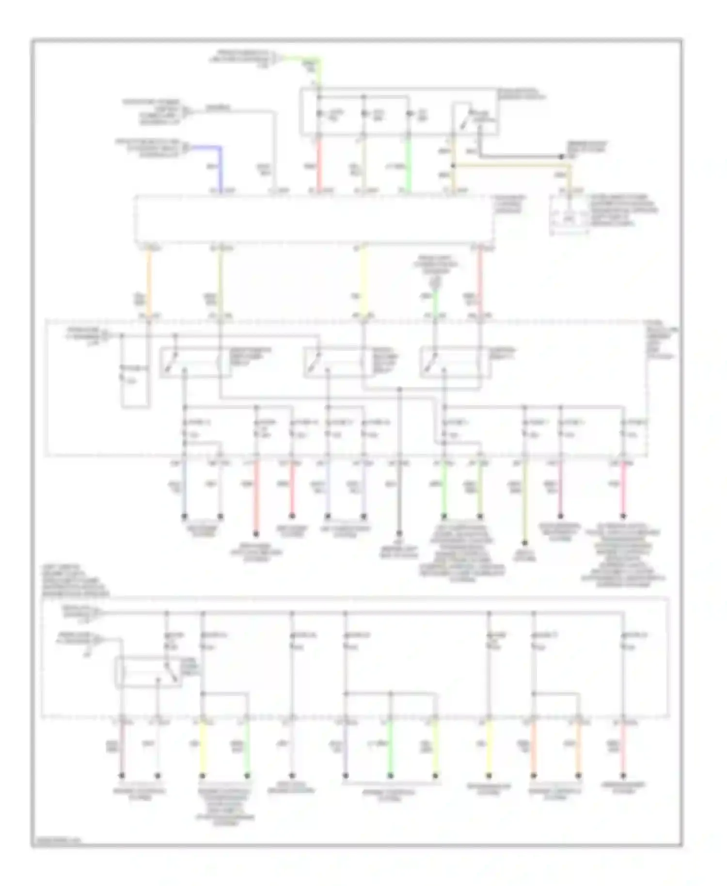 Altima Nissan L32 (2006-2009): Power distribution circuit (3 of 3)