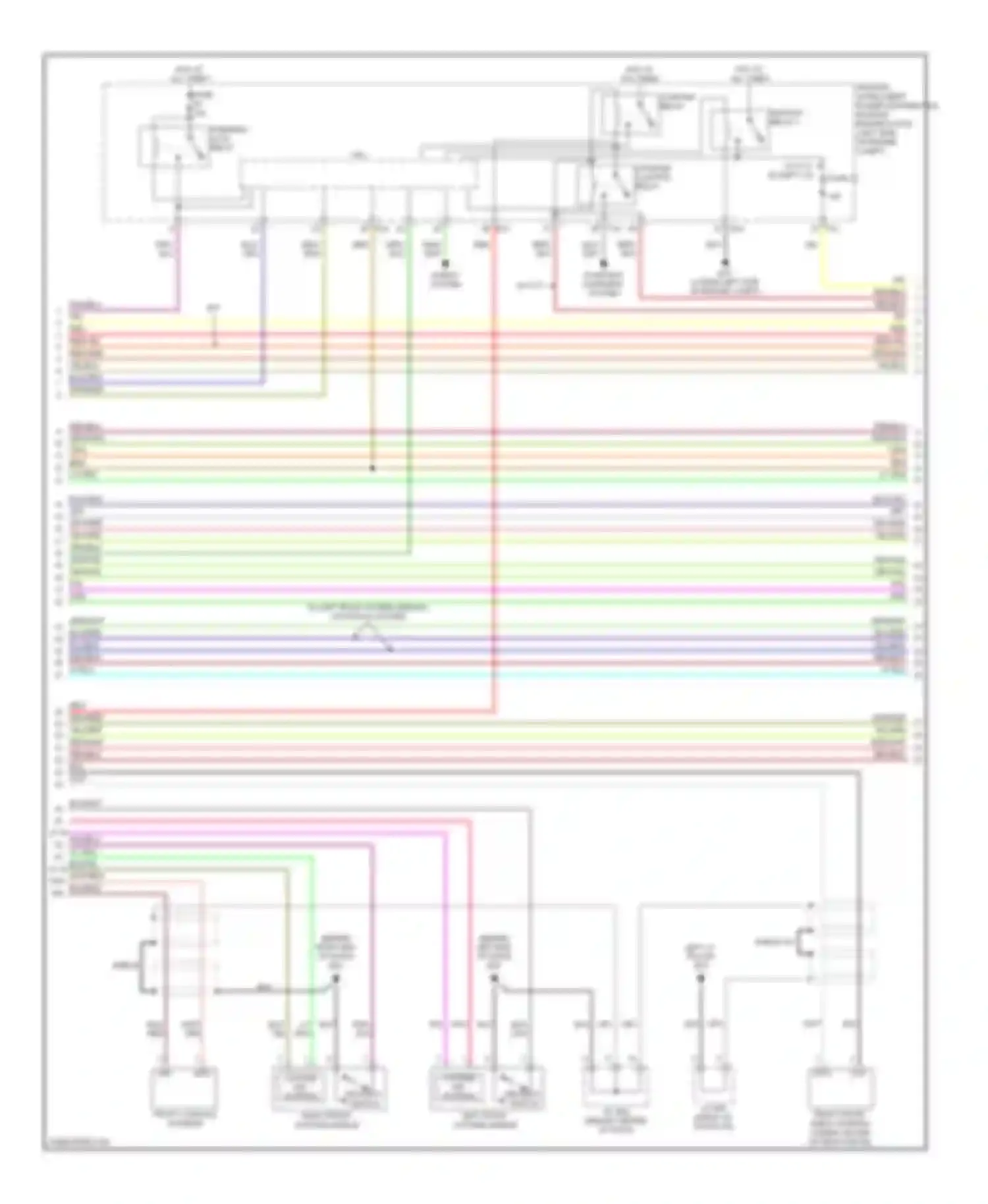 Altima Nissan L32 (2006-2009): Power door locks circuit, with intelligent key unit (2 of 4)