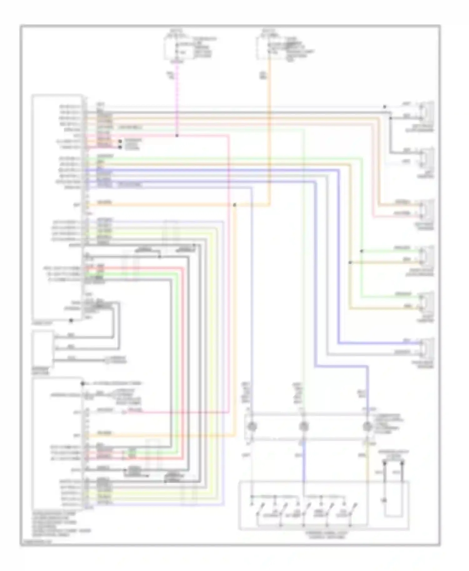 Altima Nissan L32 (2006-2009): Radio circuit, base