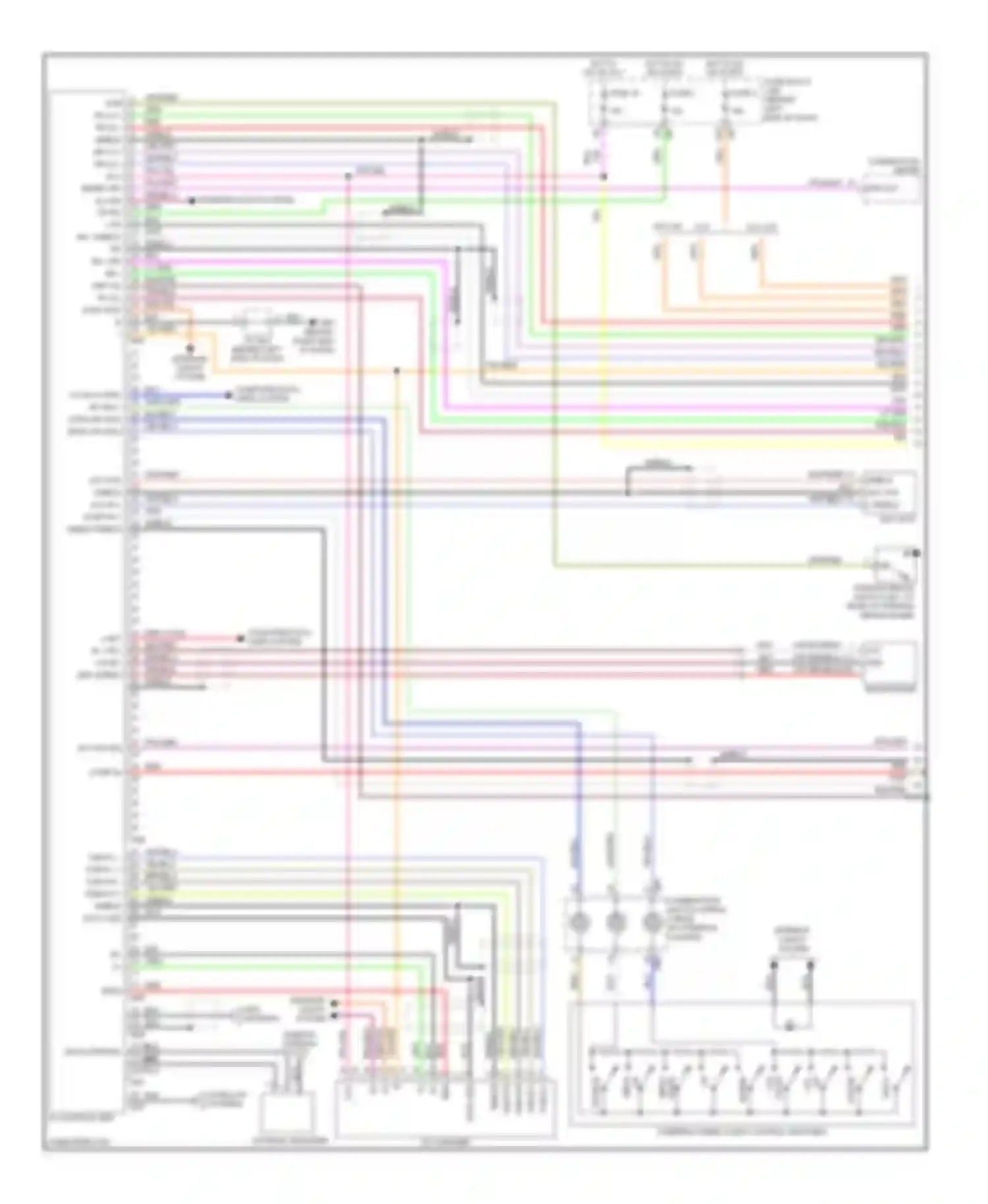 Altima Nissan L32 (2006-2009): Radio circuit, bose with navigation (1 of 2)