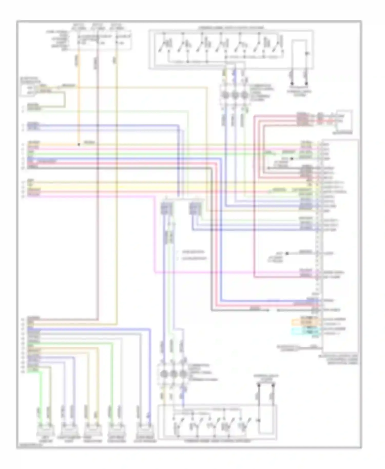 Altima Nissan L32 (2006-2009): Radio circuit, bose without navigation (2 of 2)
