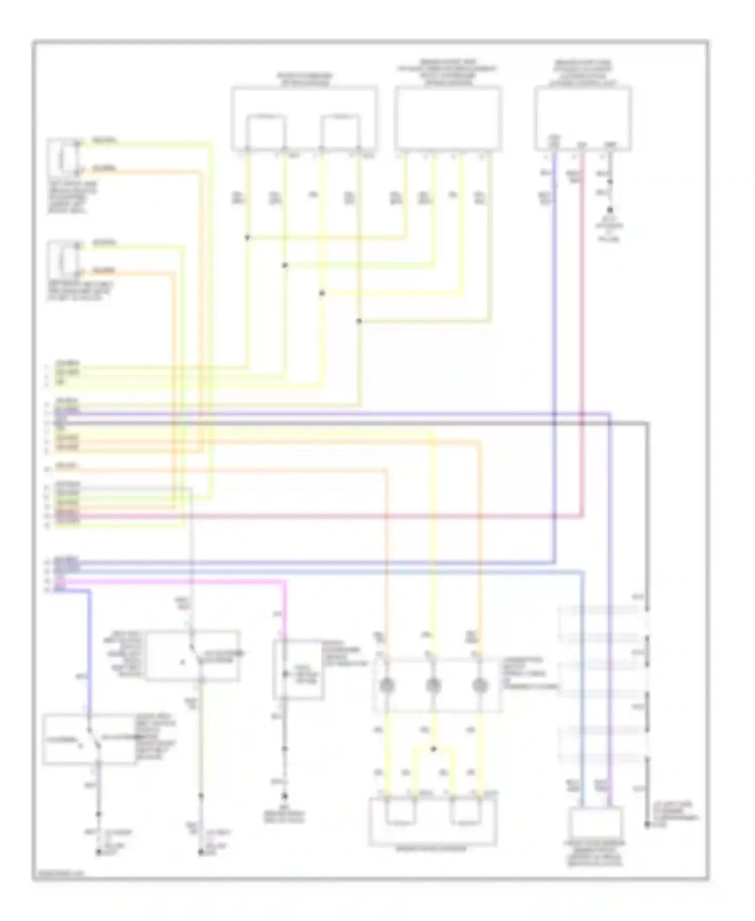Altima Nissan L32 (2006-2009): Supplemental restraints circuit (2 of 2)