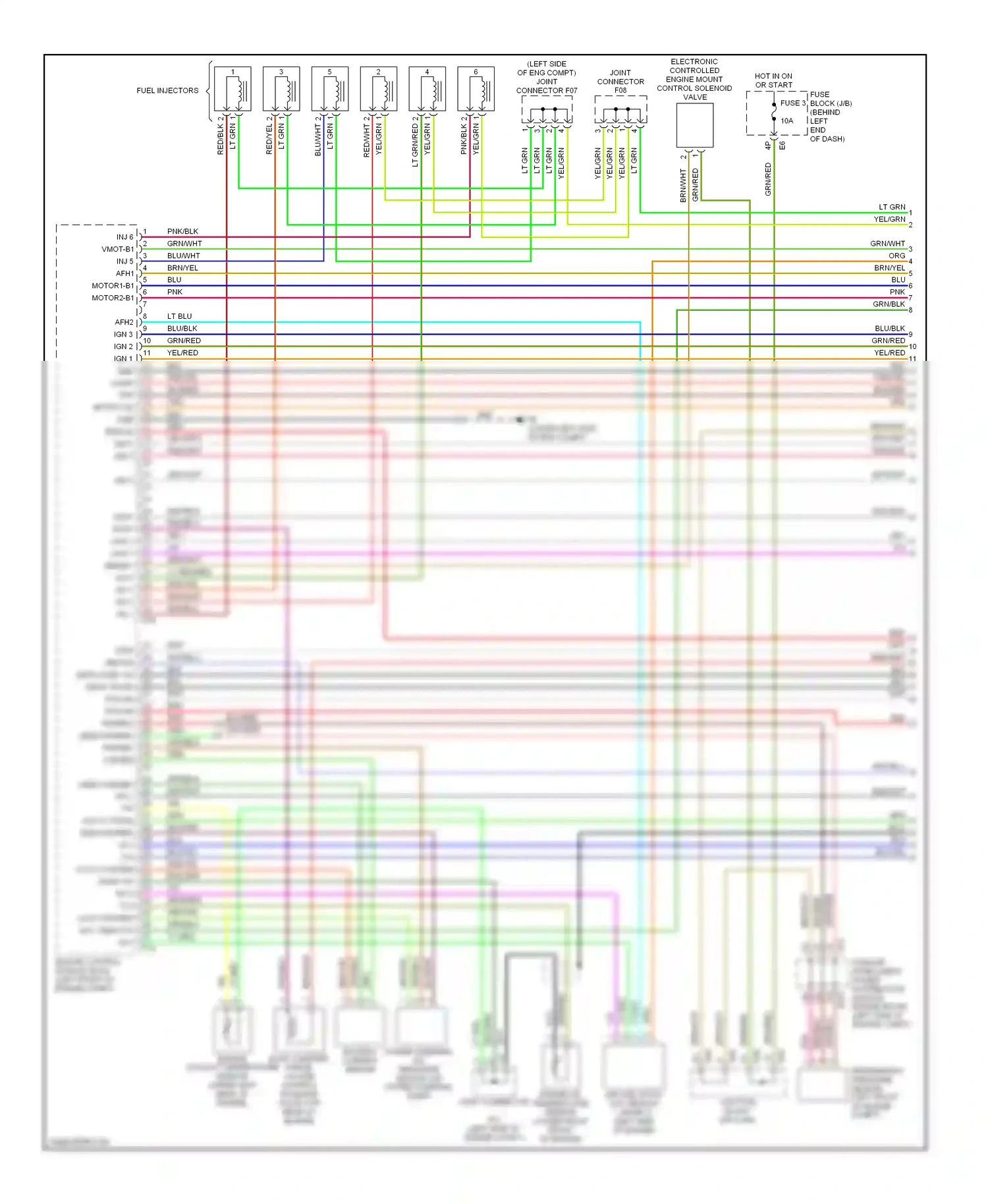 Wiring diagram battery current sensor for Nissan Altima L32 (2006-2009) (2 of 2)