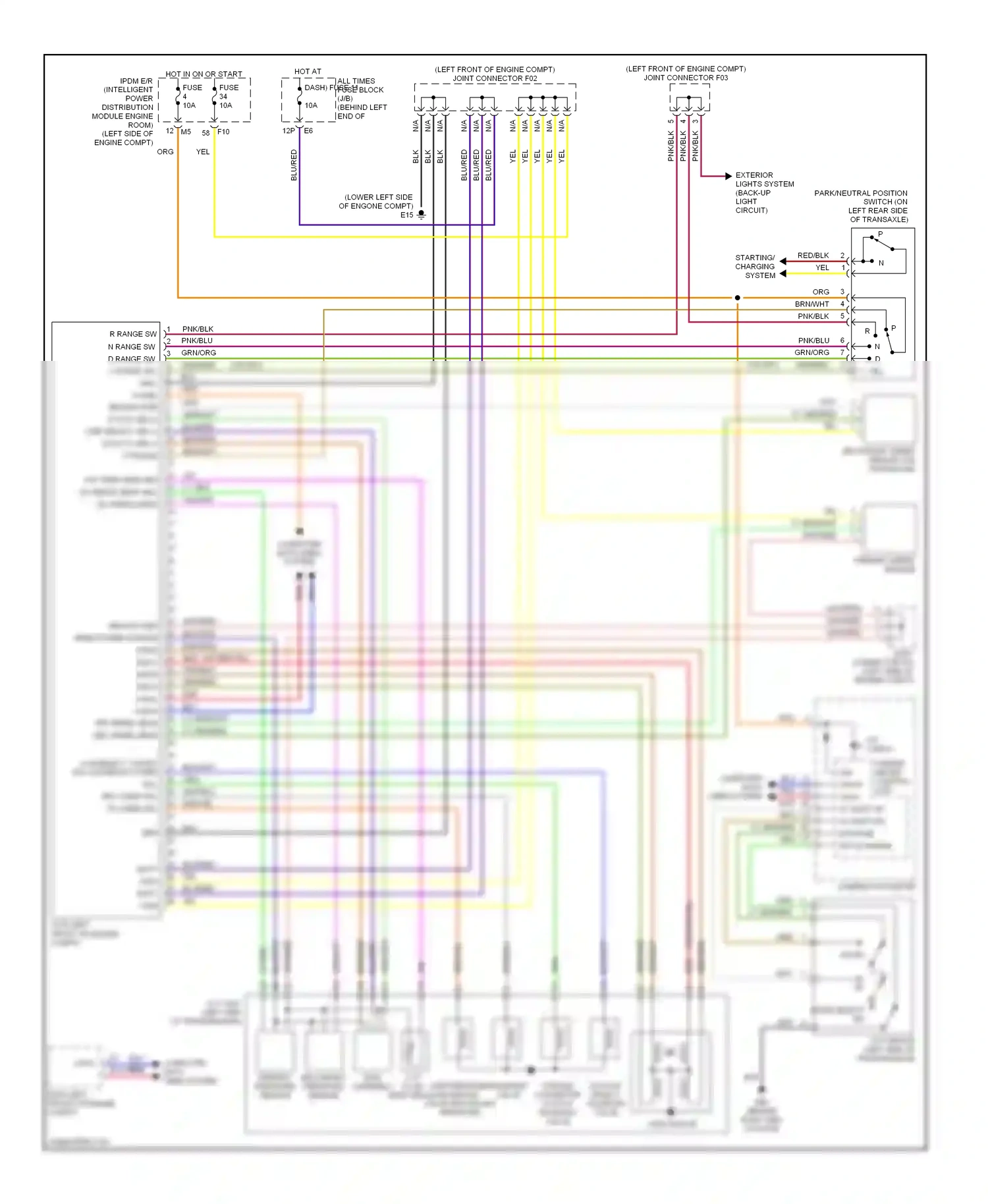 Wiring diagram combination meter for Nissan Altima L32 (2006-2009) (21 of 24)