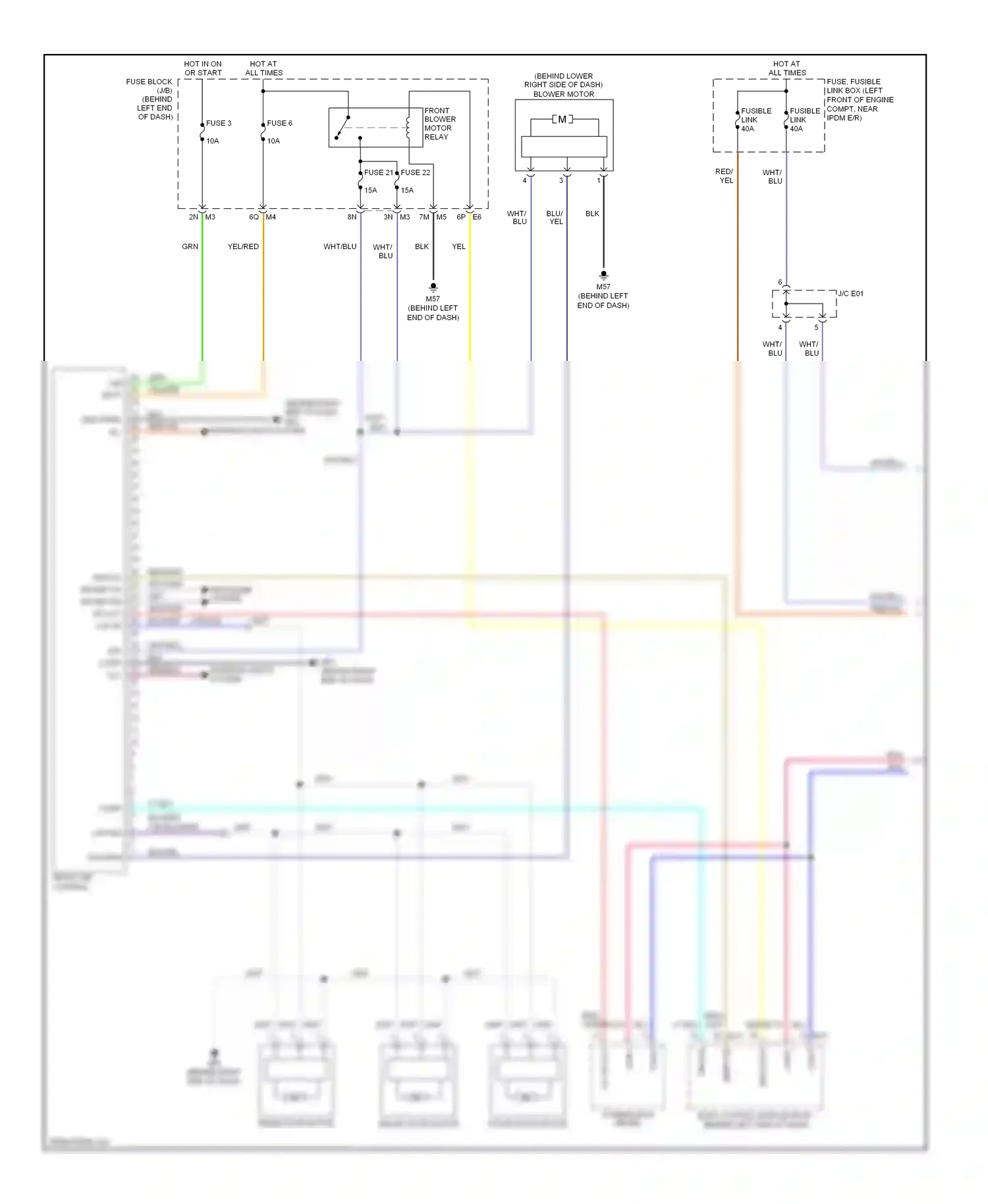Wiring diagram comp on for Nissan Altima L32 (2006-2009) (2 of 2)