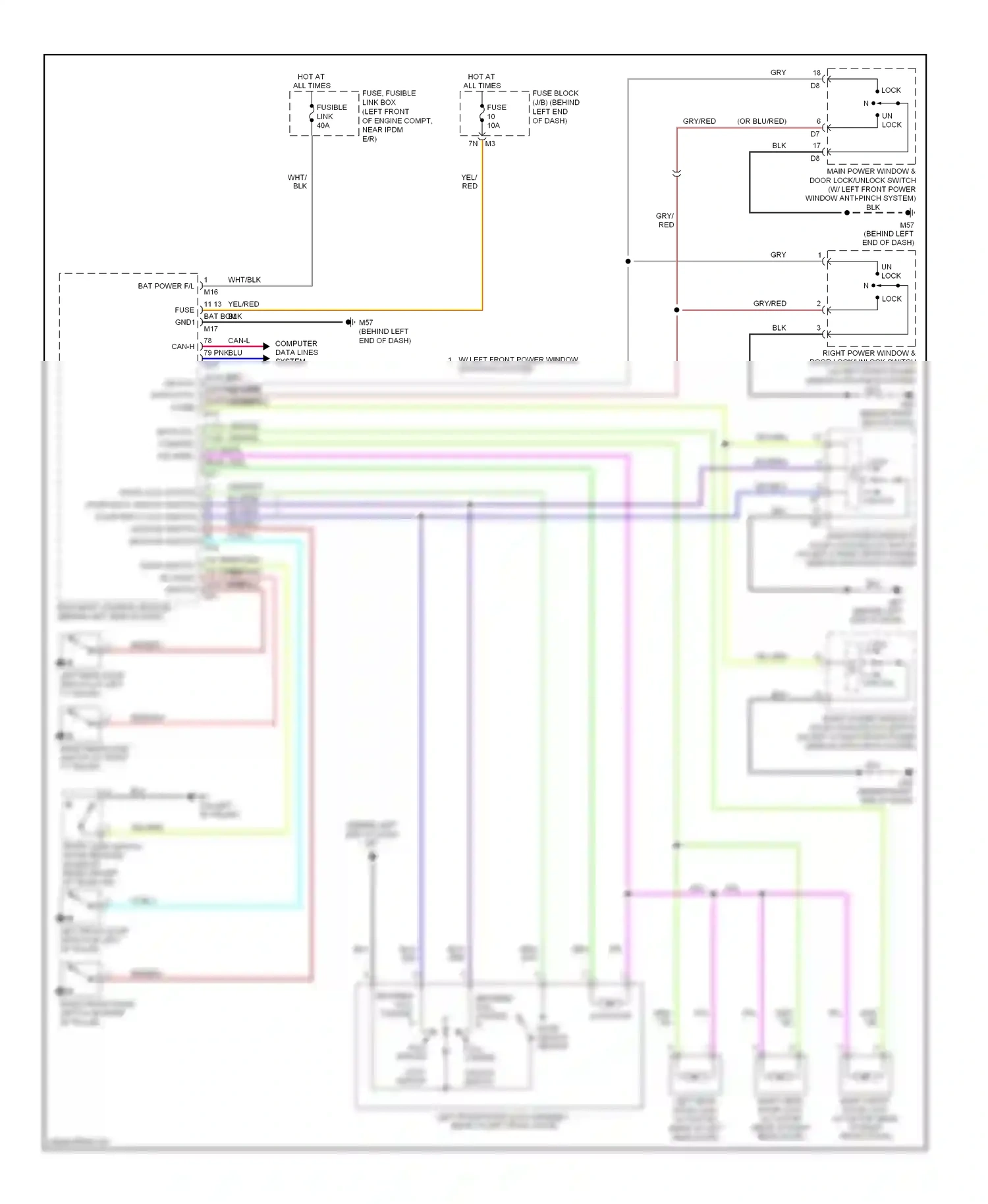 Wiring diagram computer data lines system for Nissan Altima L32 (2006-2009) (27 of 33)