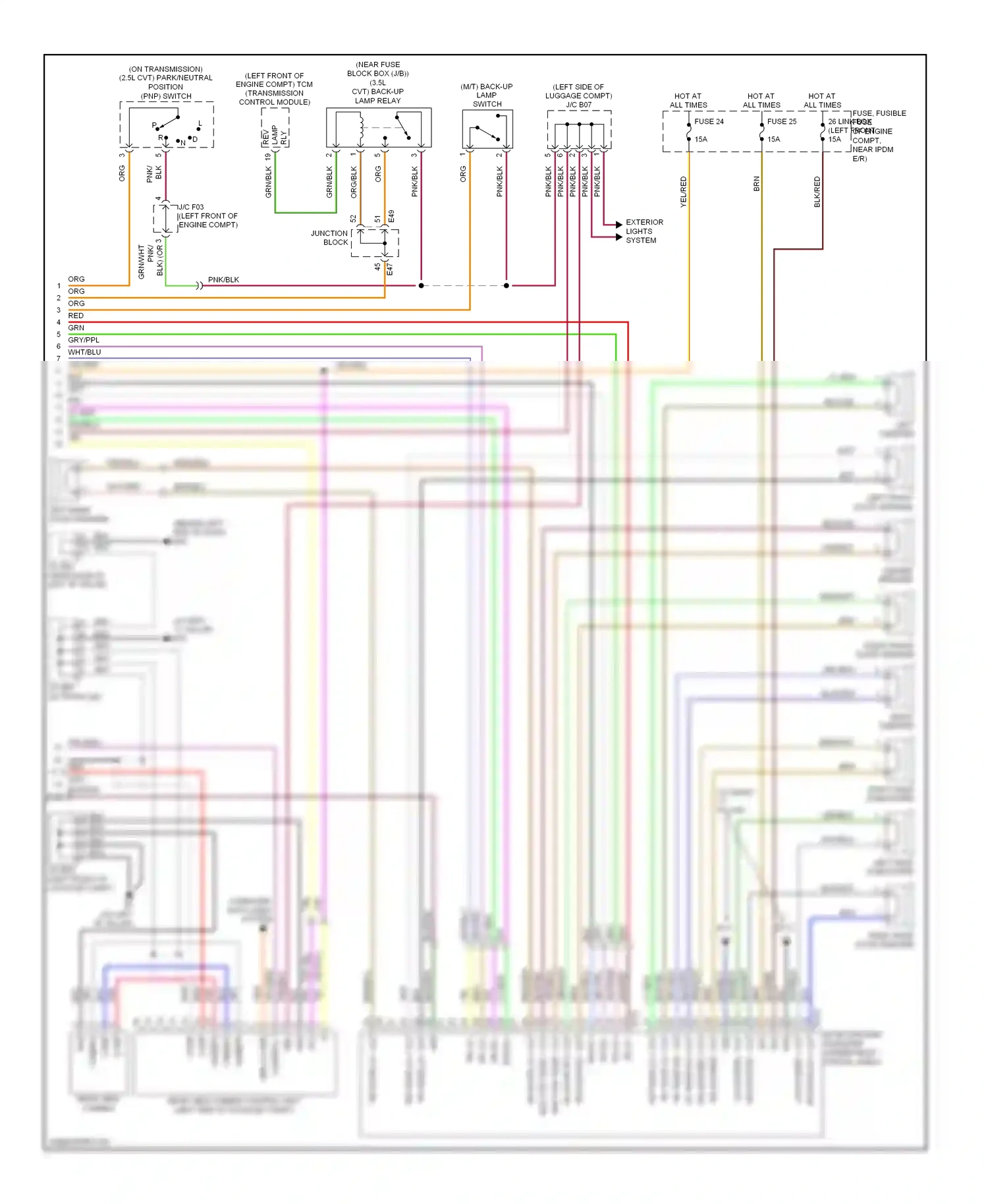 Wiring diagram computer data lines system for Nissan Altima L32 (2006-2009) (29 of 33)