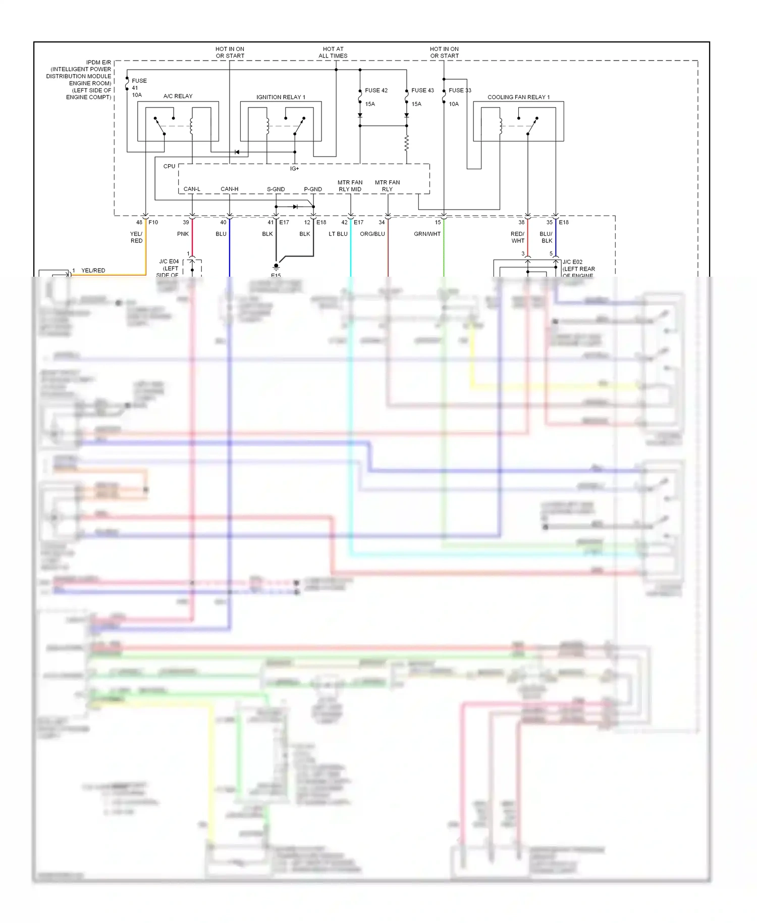 Wiring diagram computer data lines system for Nissan Altima L32 (2006-2009) (6 of 33)