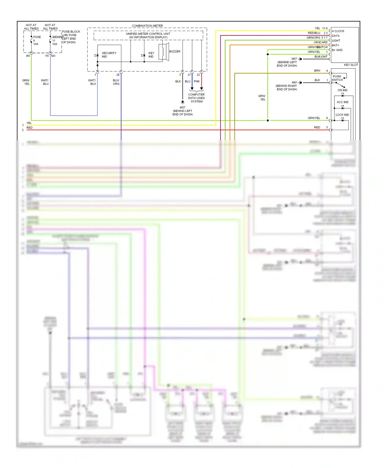 Wiring diagram computer data lines system for Nissan Altima L32 (2006-2009) (5 of 33)