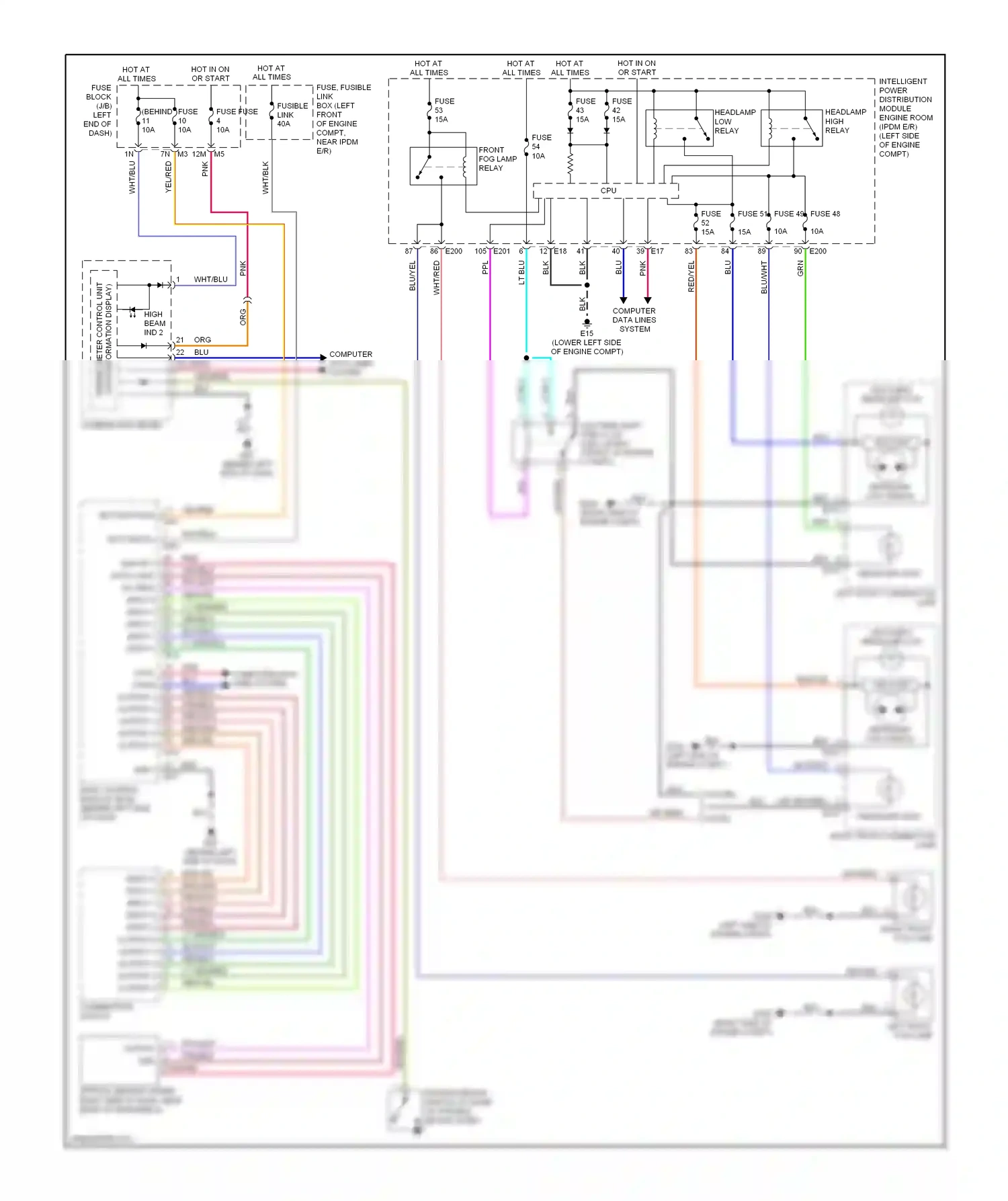 Wiring diagram computer data lines system for Nissan Altima L32 (2006-2009) (12 of 33)