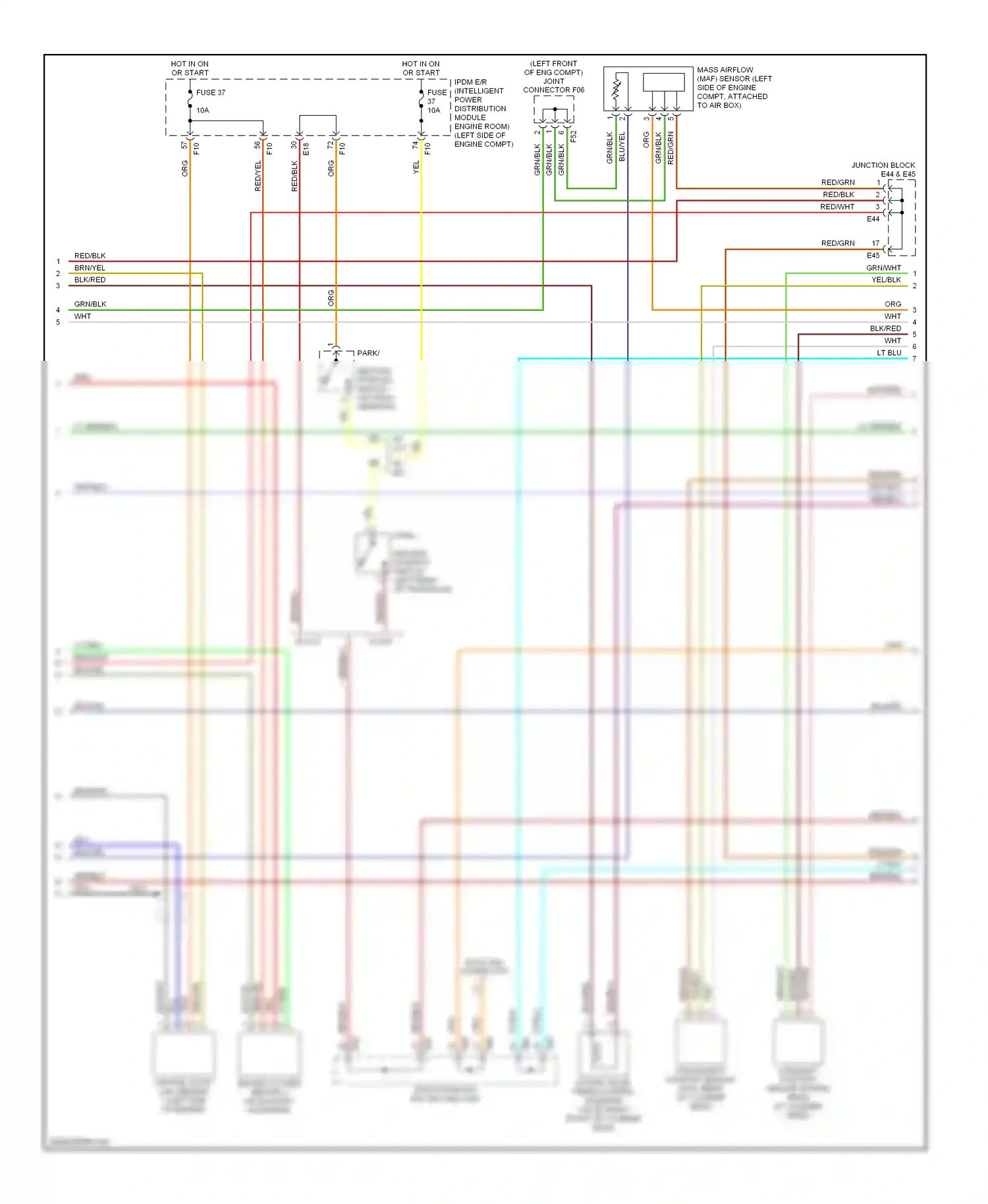 Wiring diagram data link connector for Nissan Altima L32 (2006-2009) (4 of 5)